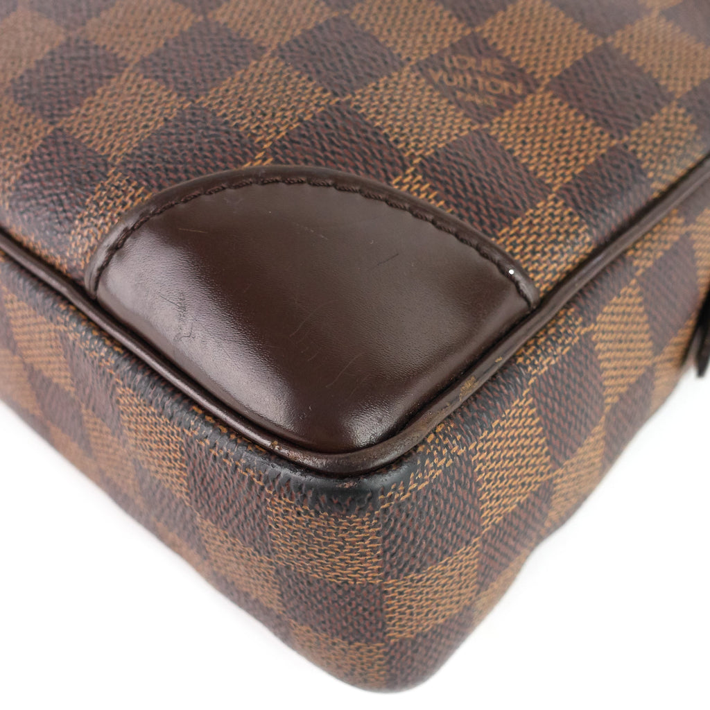 Louis Vuitto Porte-Documents Voyage GM Damier Ebene Canvas Briefcase Bag