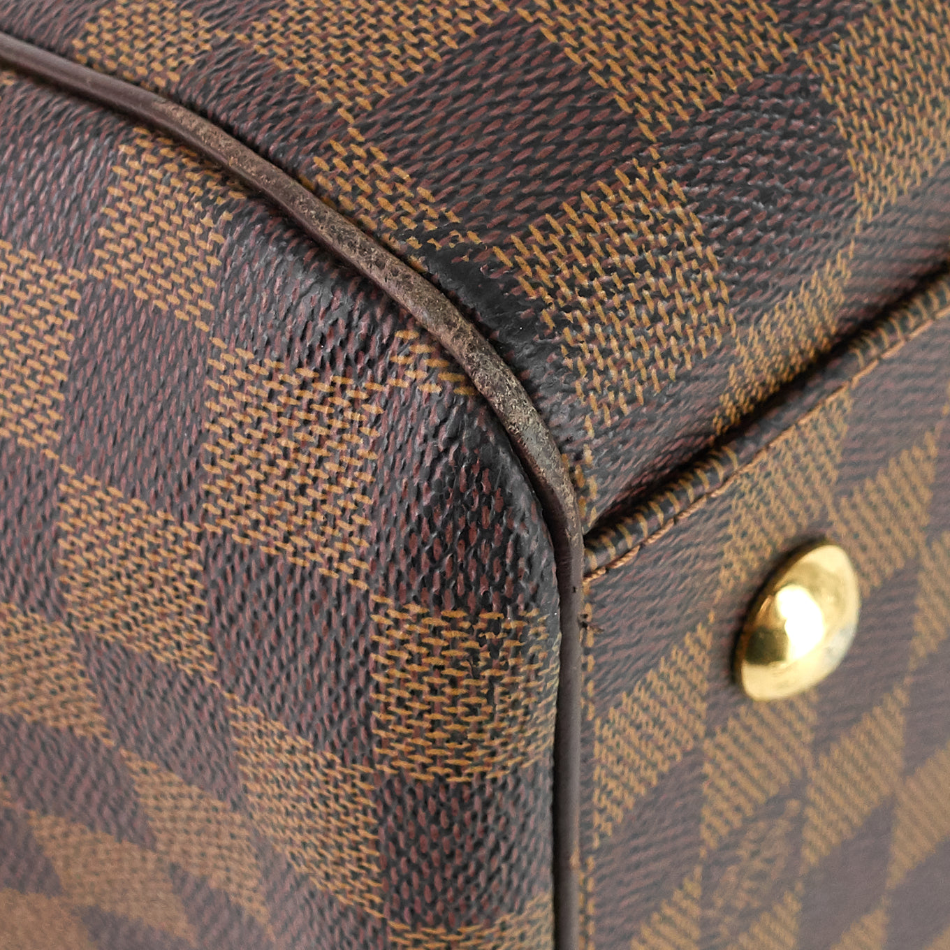 Louis Vuitto Trevi GM Damier Ebene Canvas Bag