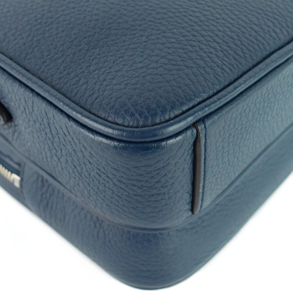 Louis Vuitto Amazone Blue Taurillon Leather Crossbody Bag