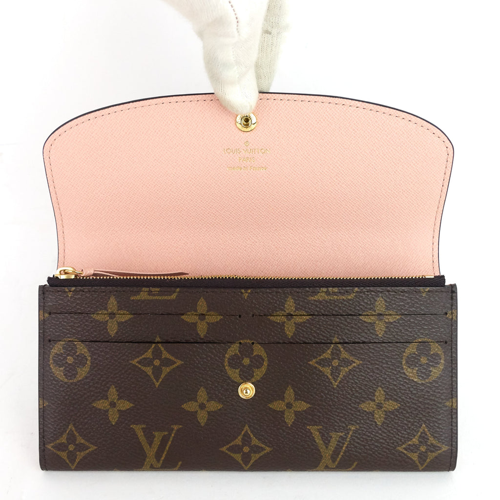 Louis Vuitto Emilie Monogram Canvas Wallet