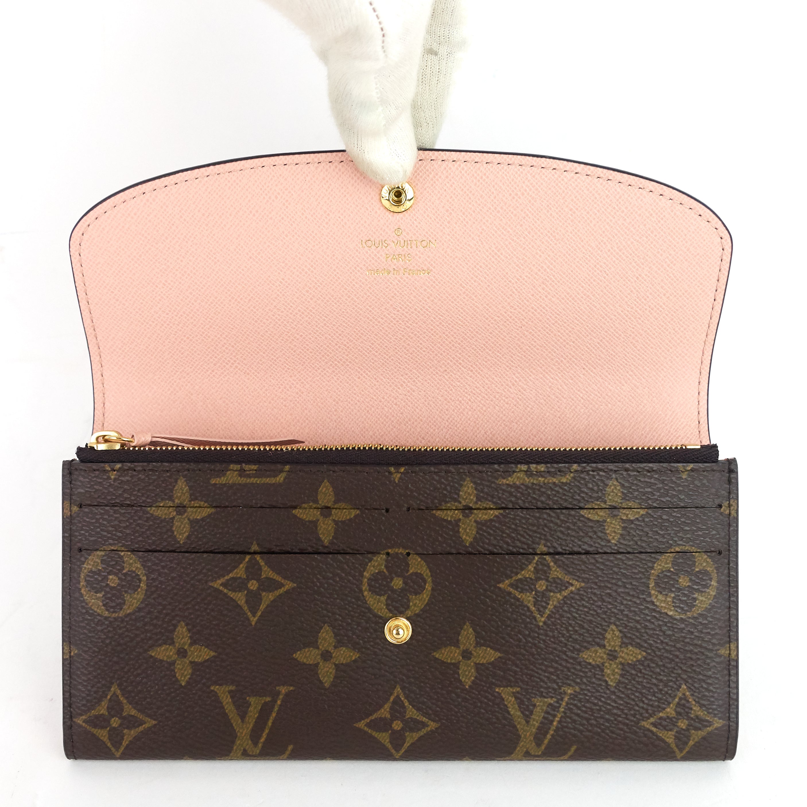 Louis Vuitto Emilie Monogram Canvas Wallet