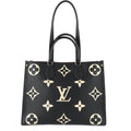 Louis Vuitto OnTheGo MM Bicolour Monogram Empreinte Leather Bag