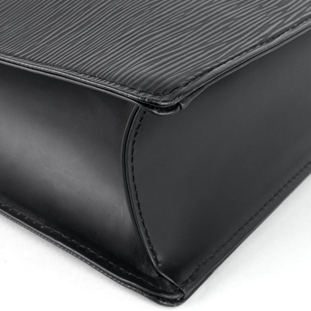 Louis Vuitto Sac Plat GM Black Epi Leather Bag