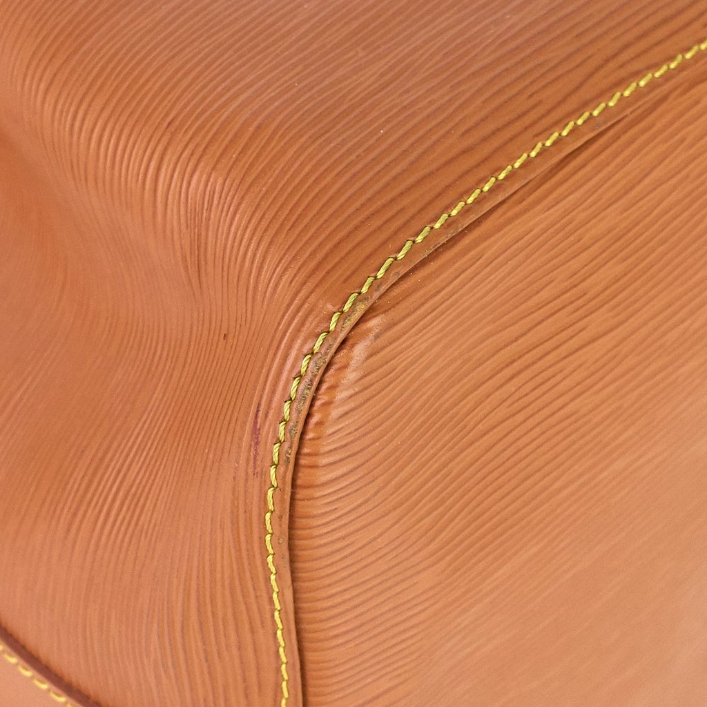 Louis Vuitto Petit NoÃ© Cipango Gold Epi Leather Bag