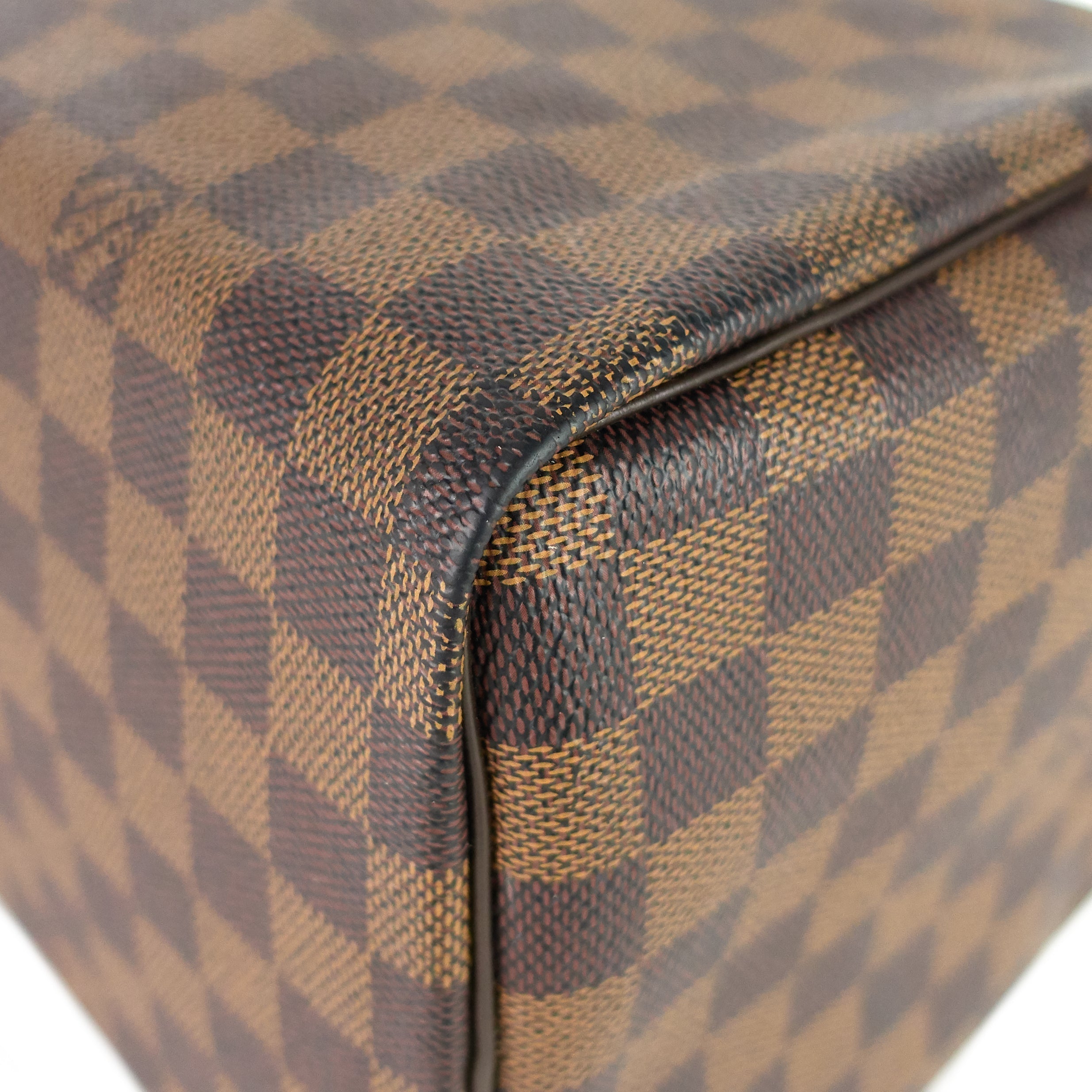 Louis Vuitto Speedy 30 Damier Ebene Canvas Bag