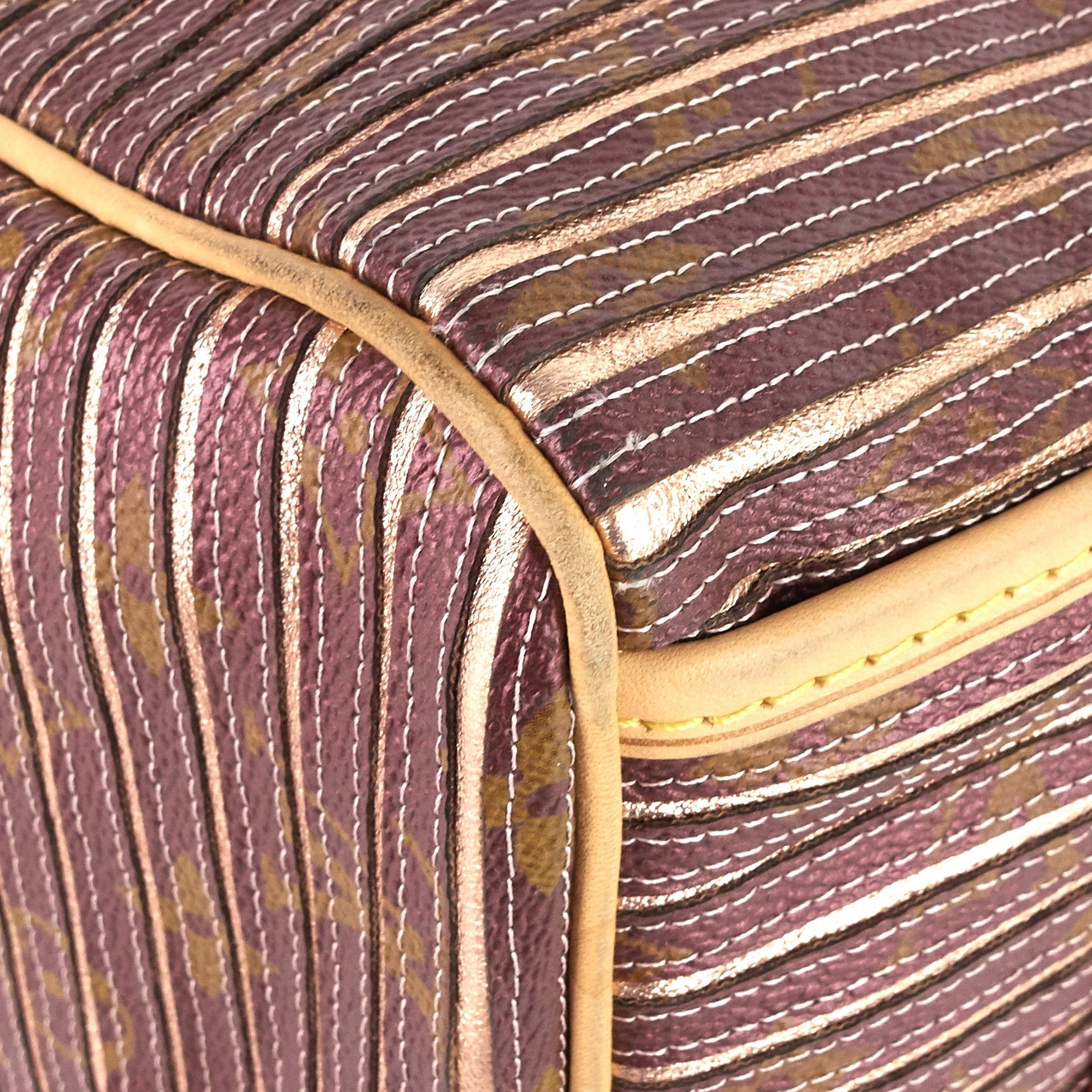 Louis Vuitto Eden Speedy BandouliÃ¨re 30 Canvas Handbag