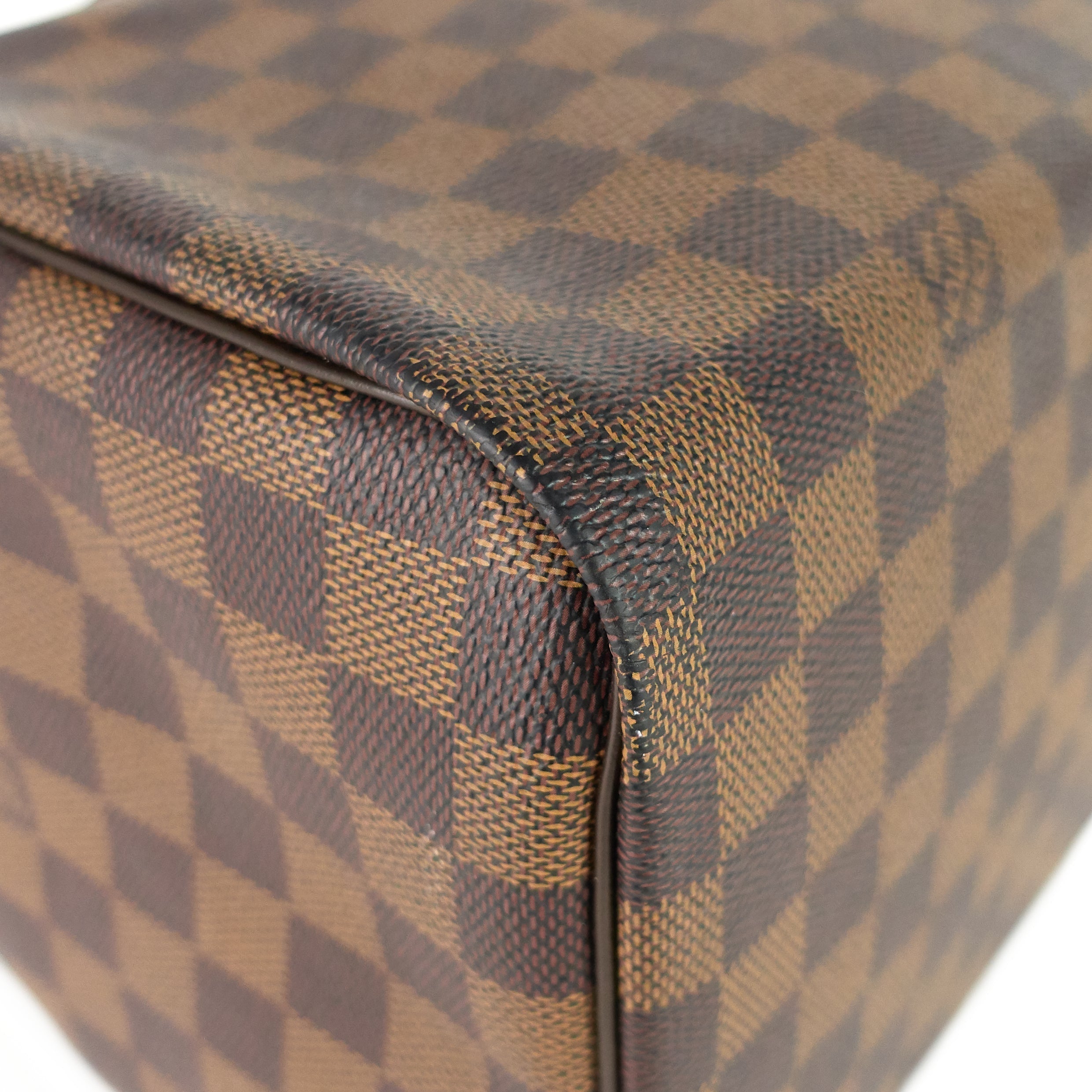 Louis Vuitto Speedy 30 Damier Ebene Canvas Bag