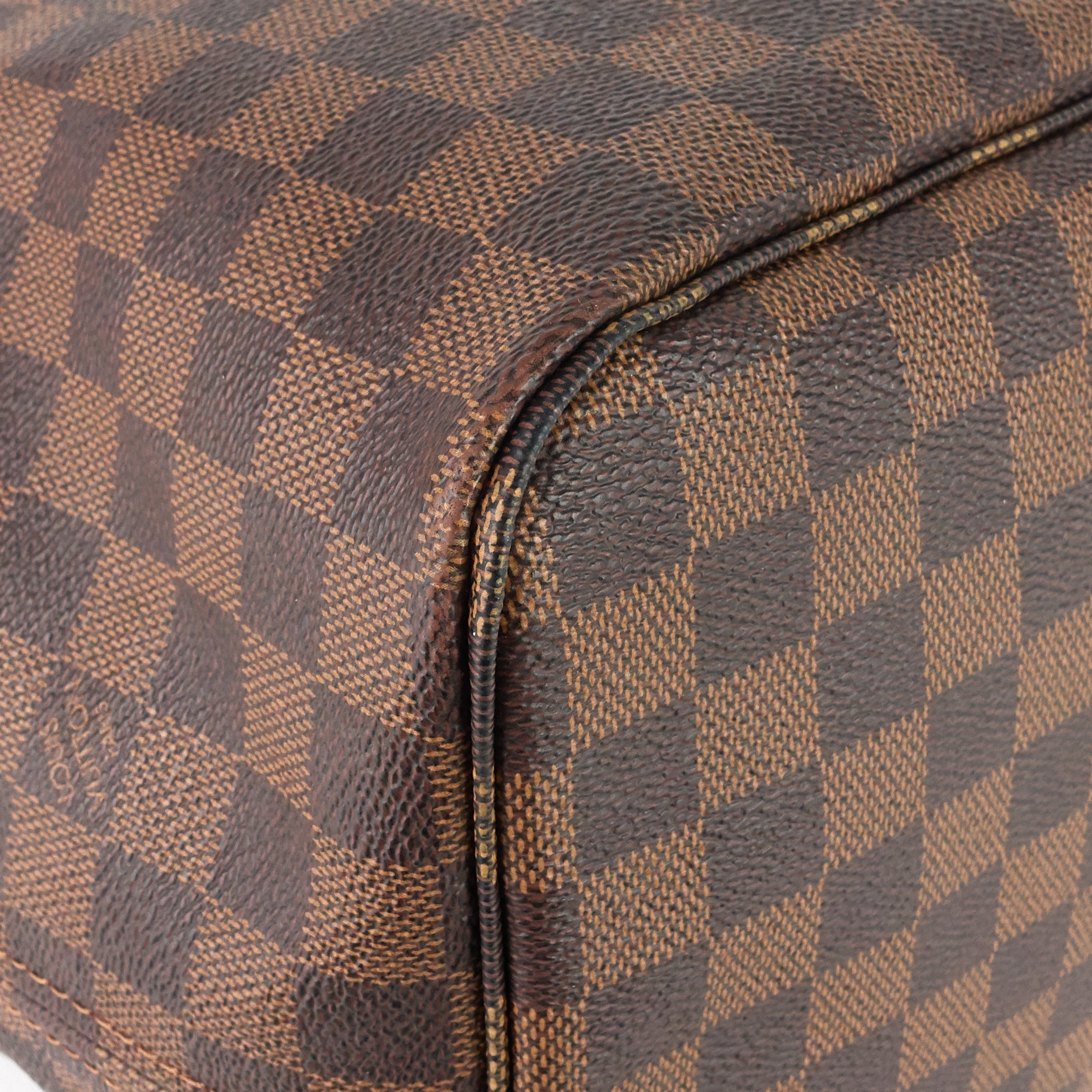 Louis Vuitto Neverfull GM with Pouch Damier Ebene Tote Bag