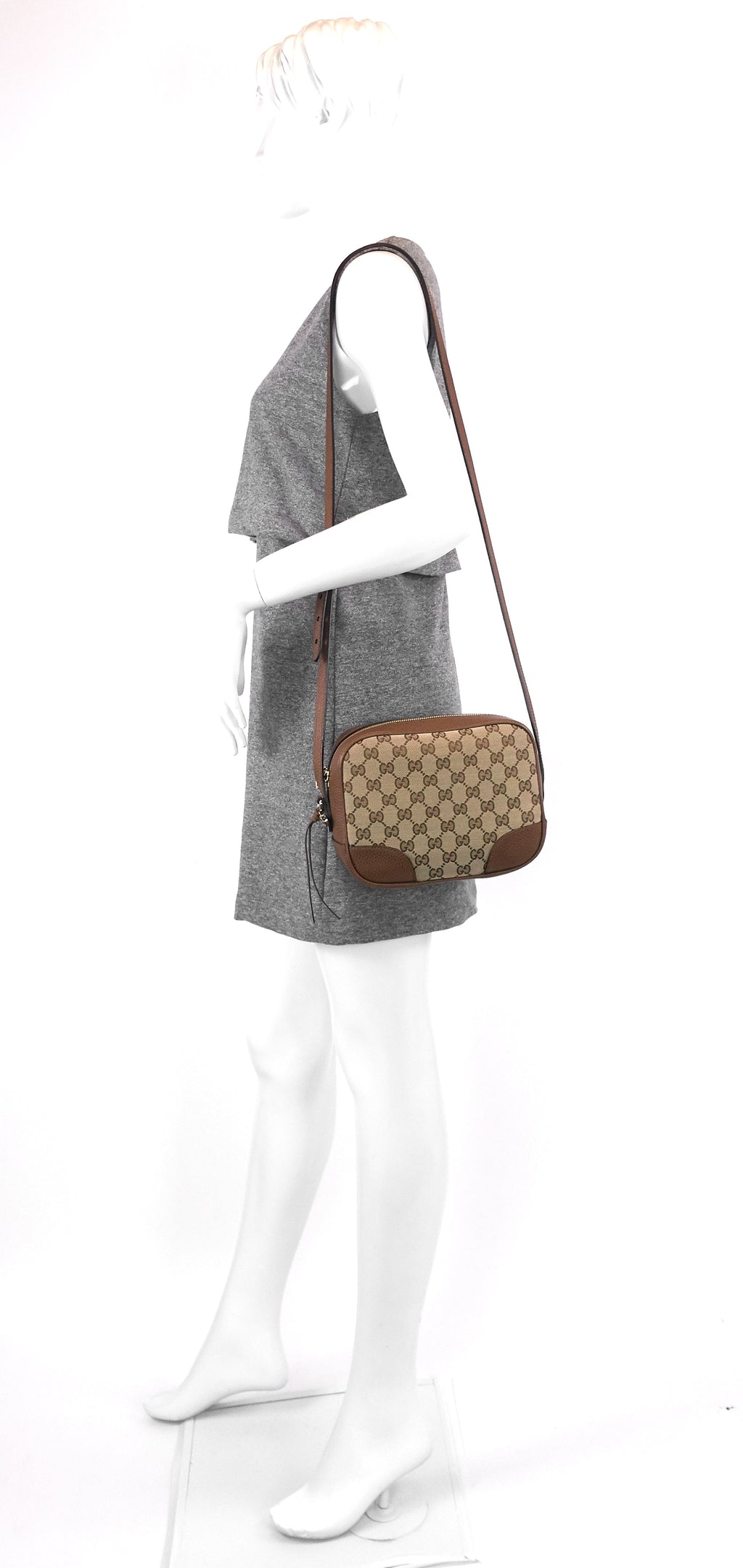 Bree Mini Monogram Canvas Messenger Bag