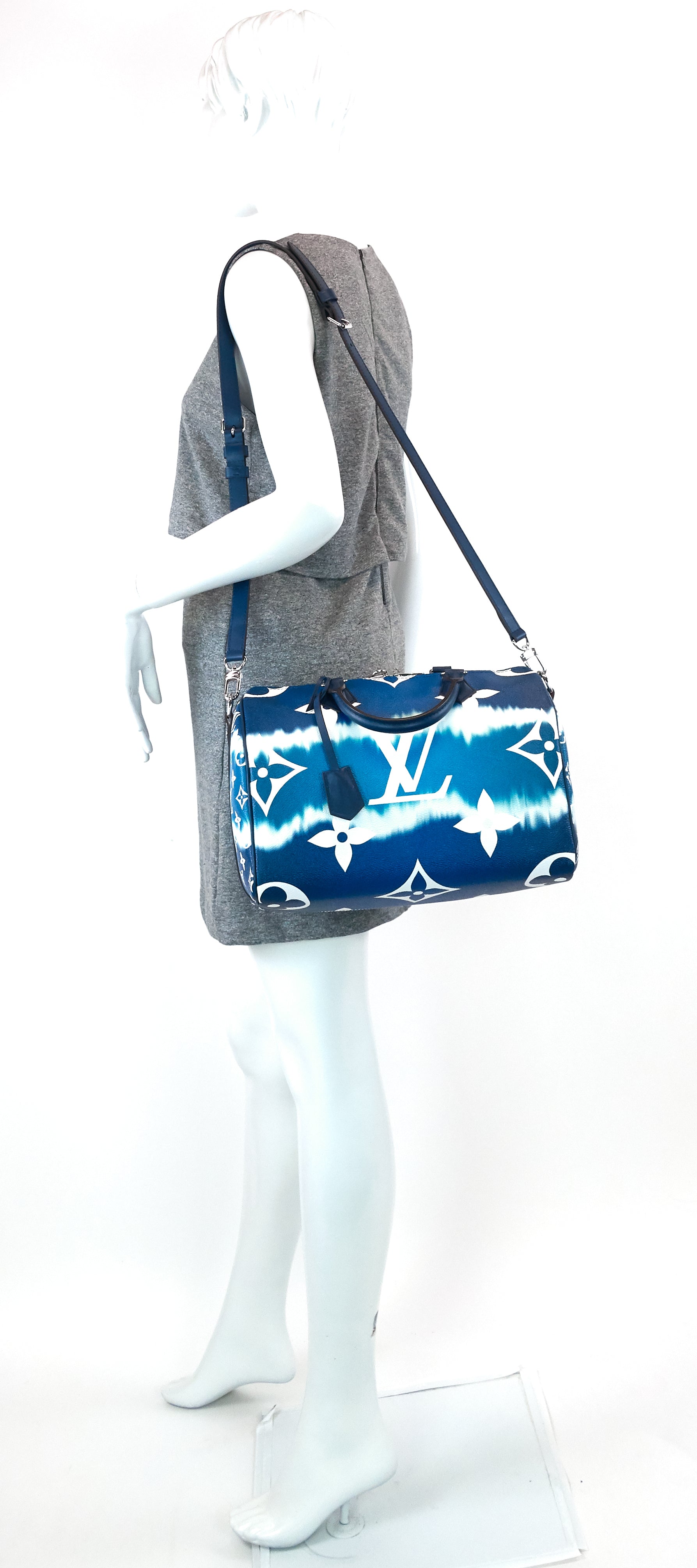 Louis Vuitto Escale Speedy BandouliÃ¨re 30 Tie-Dyed Monogram Canvas Bag