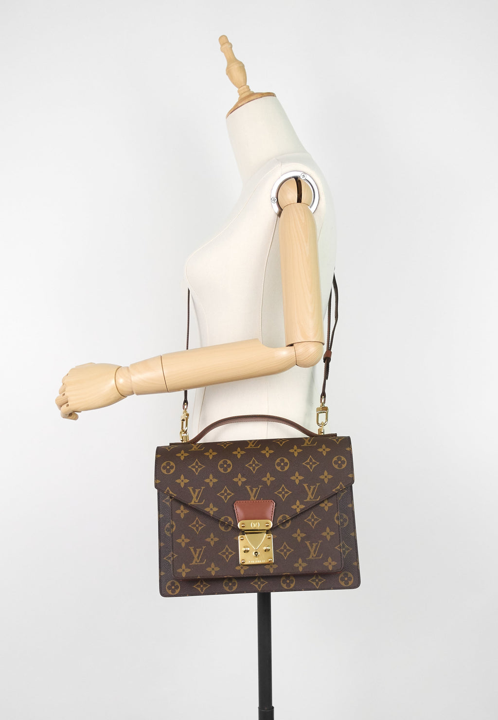 Louis Vuitto Monceau 28 Monogram Canvas Bag