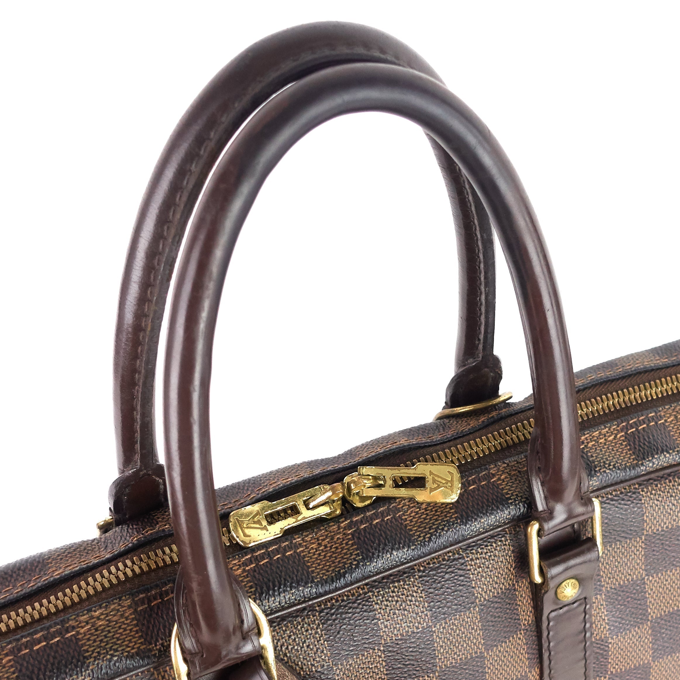 Louis Vuitto Porte-Documents Voyage GM Damier Ebene Canvas Briefcase Bag