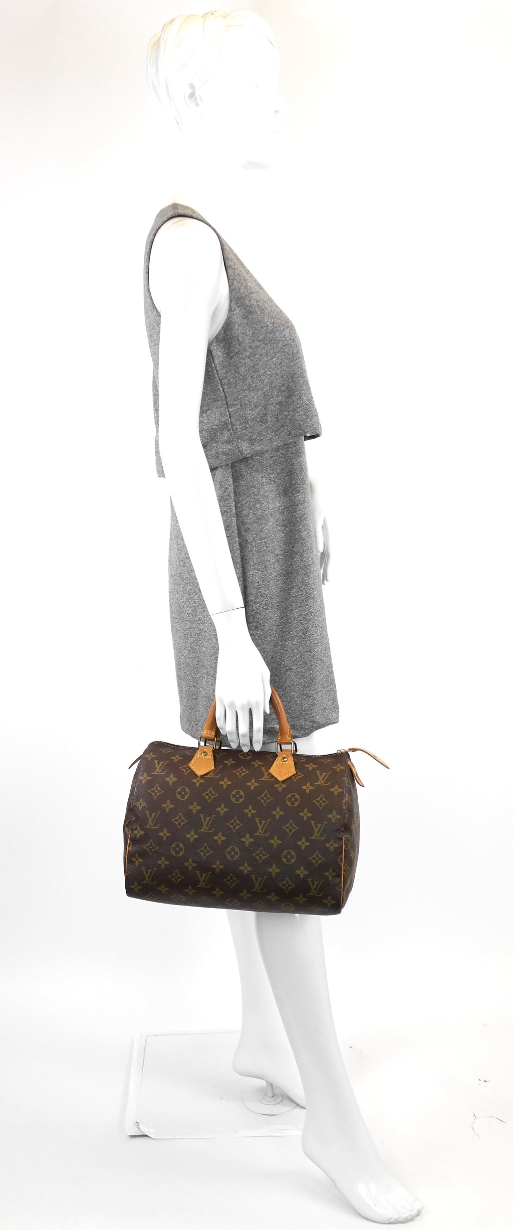 Louis Vuitto Speedy 30 Monogram Canvas Handbag