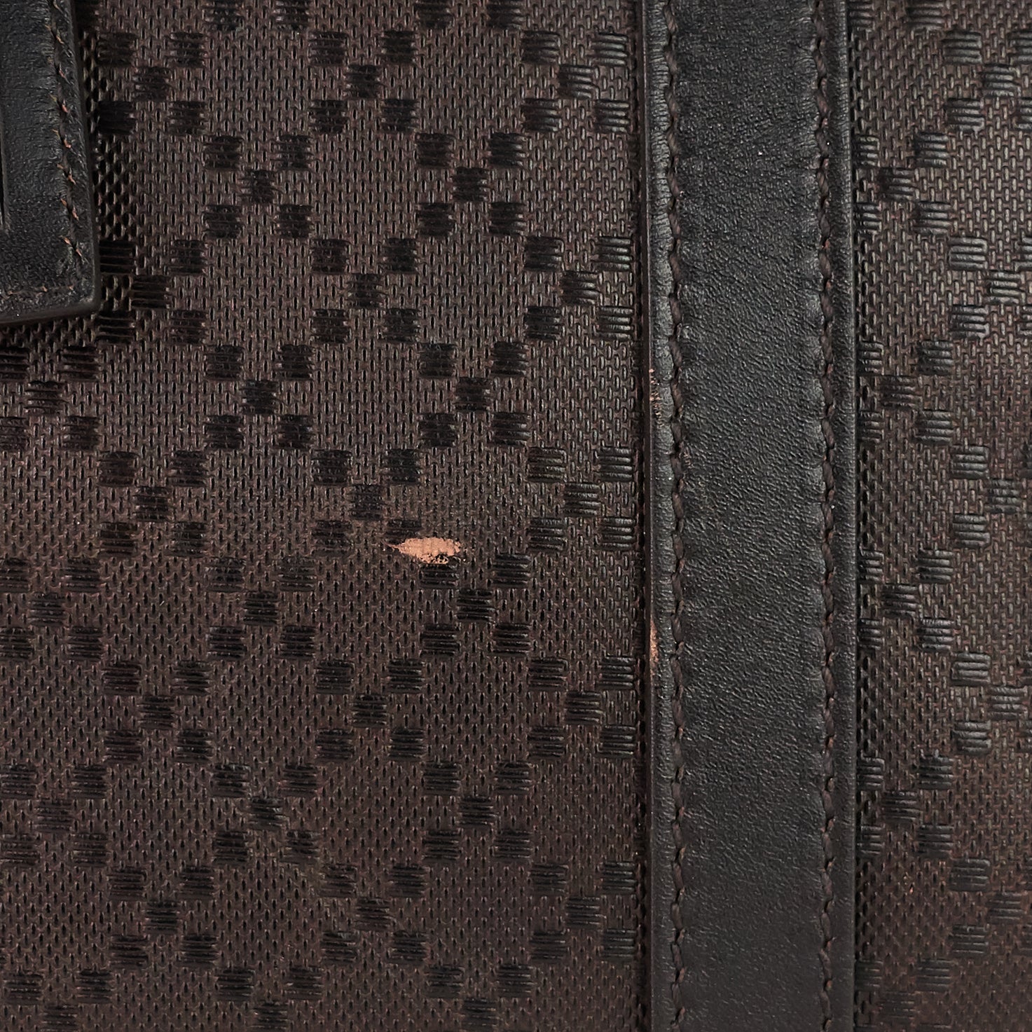 Gucci Bright Diamante Leather Carry-On Duffle Bag