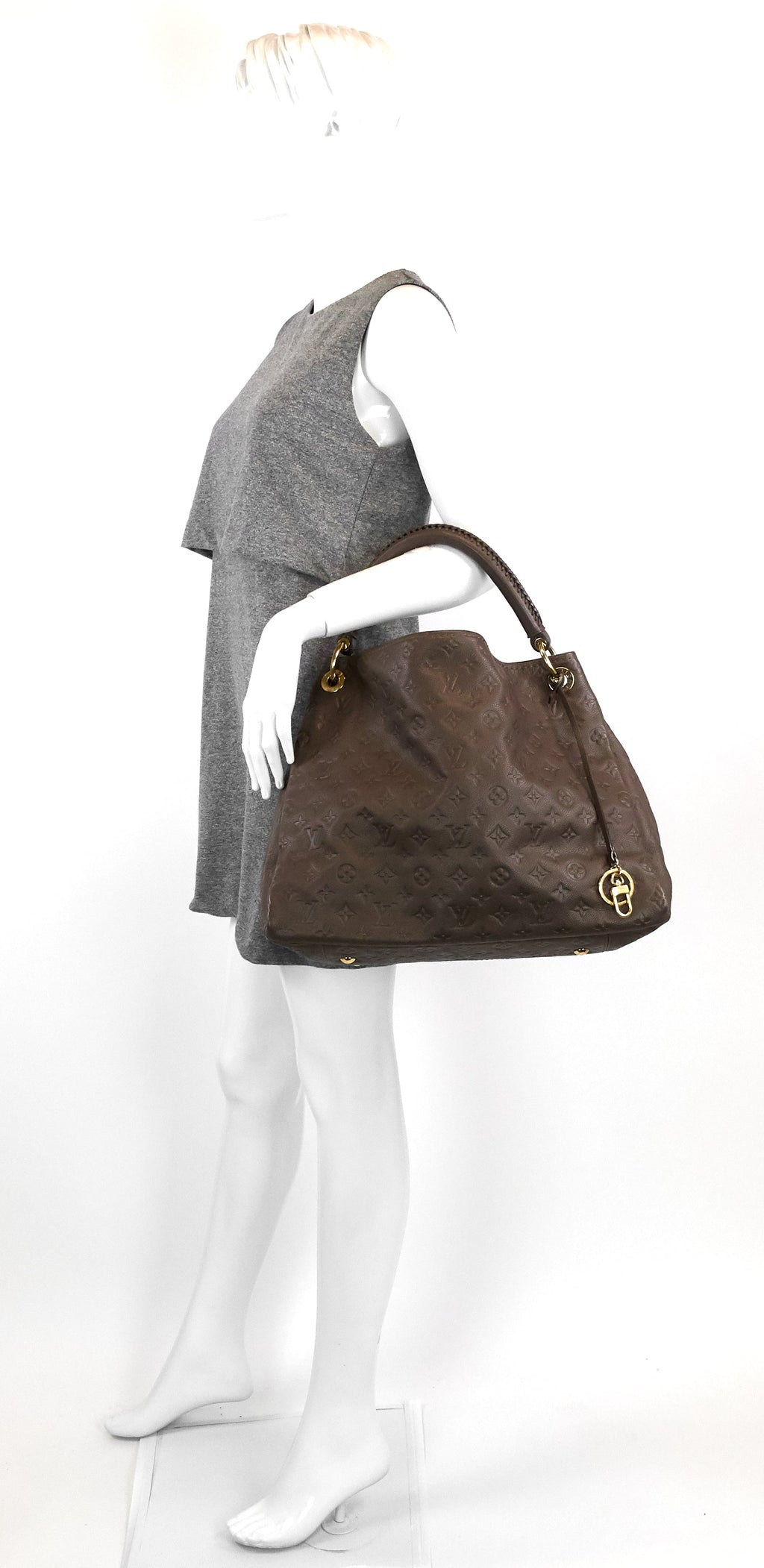 Louis Vuitto Artsy MM Monogram Empreinte Leather Bag