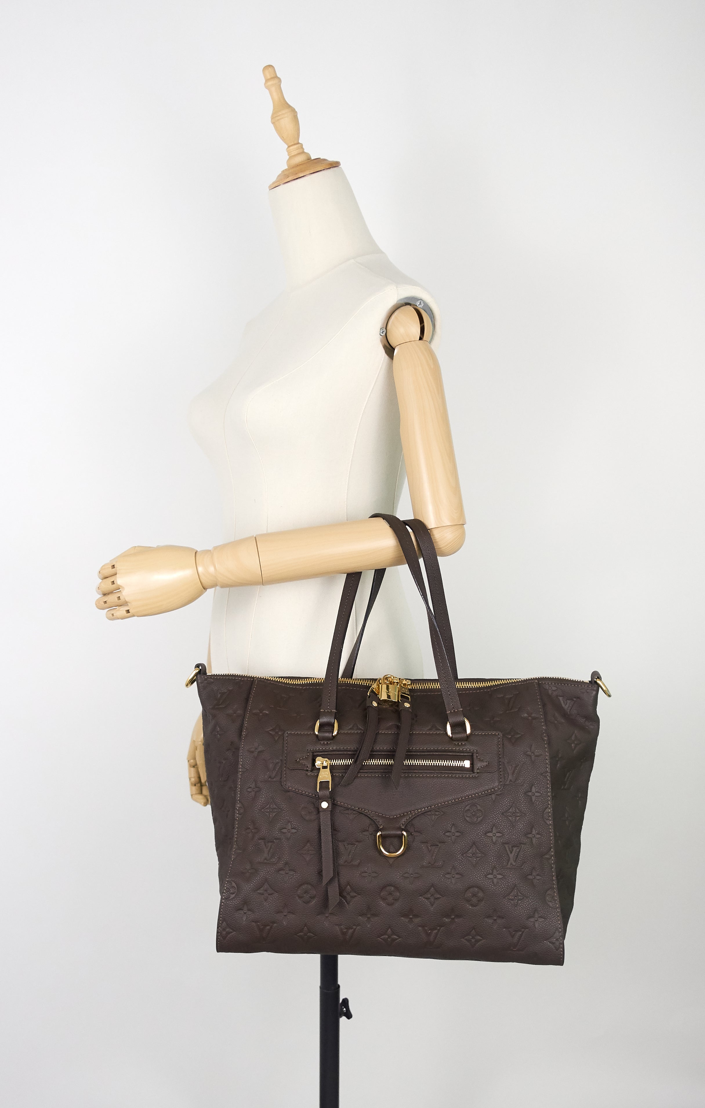 Louis Vuitto Lumineuse Monogram Empreinte Leather Bag