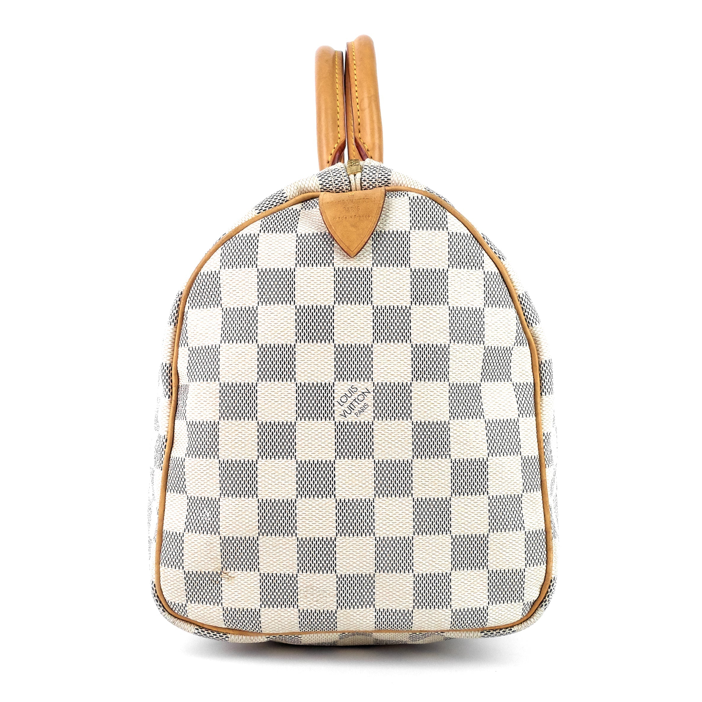 Louis Vuitto Speedy 30 Damier Azur Canvas Bag