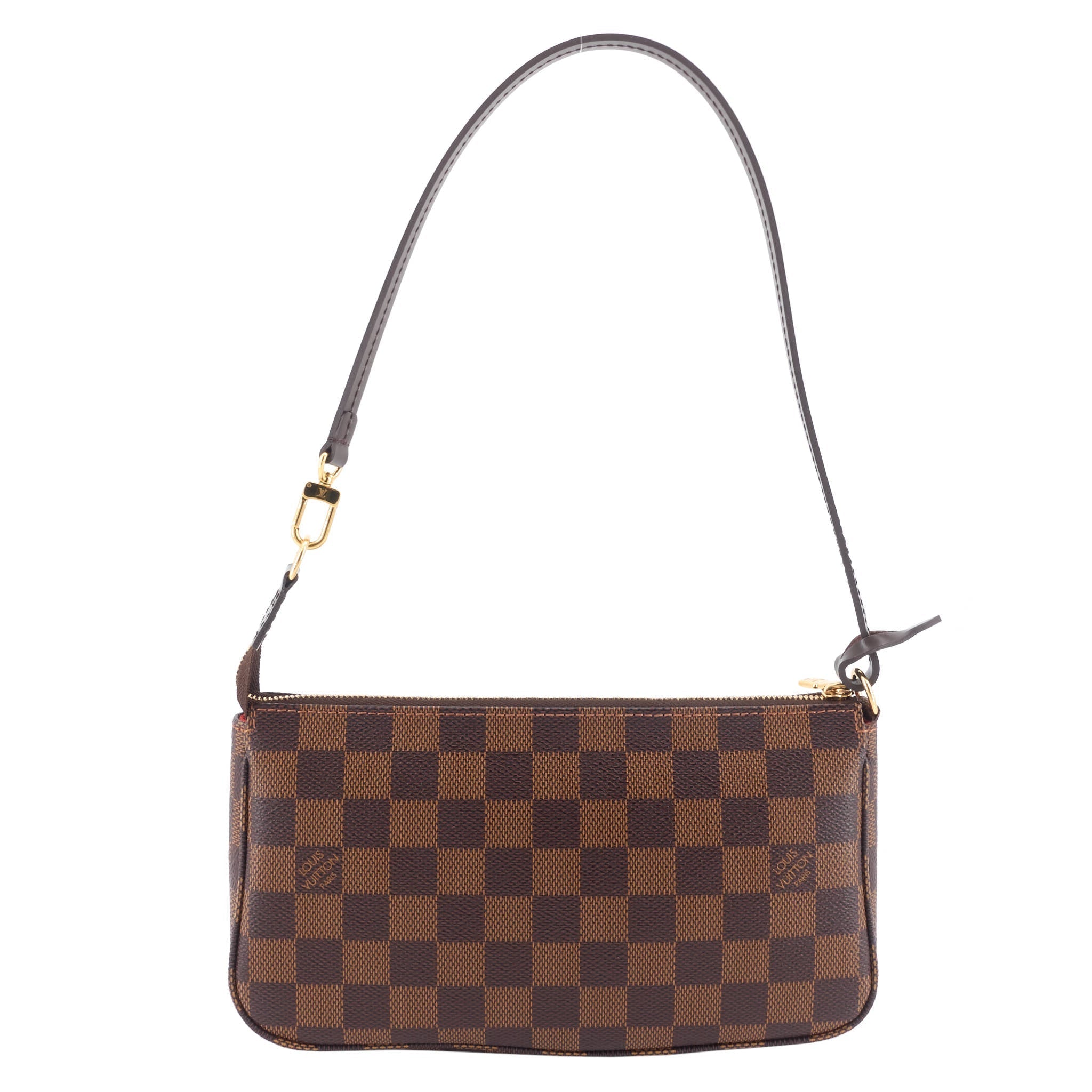 Louis Vuitto Pochette Accessoires Damier Ebene Canvas Bag