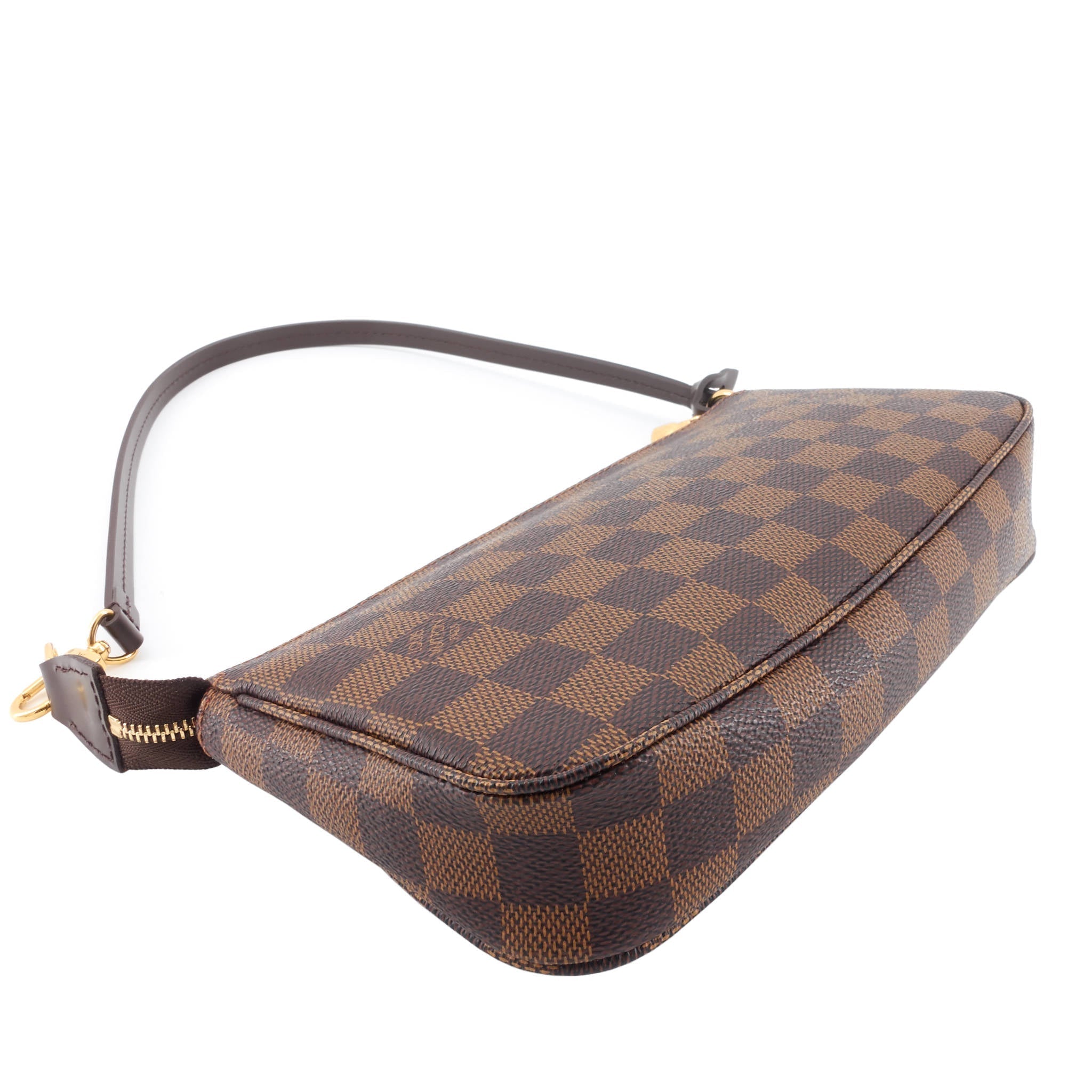 Louis Vuitto Pochette Accessoires Damier Ebene Canvas Bag