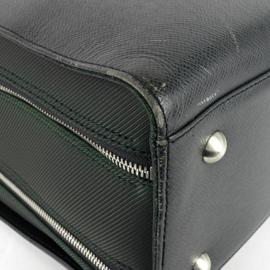 Louis Vuitto Nevski Taiga Leather Briefcase Bag