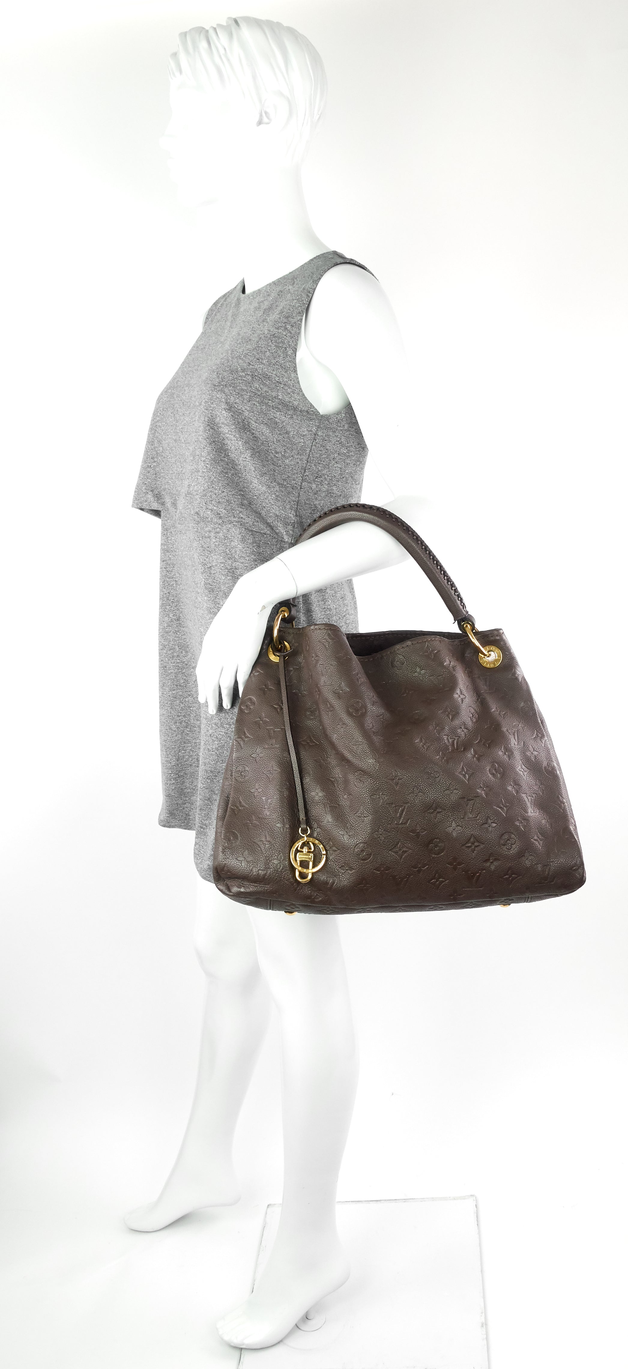Louis Vuitto Artsy MM Monogram Empreinte Leather Bag