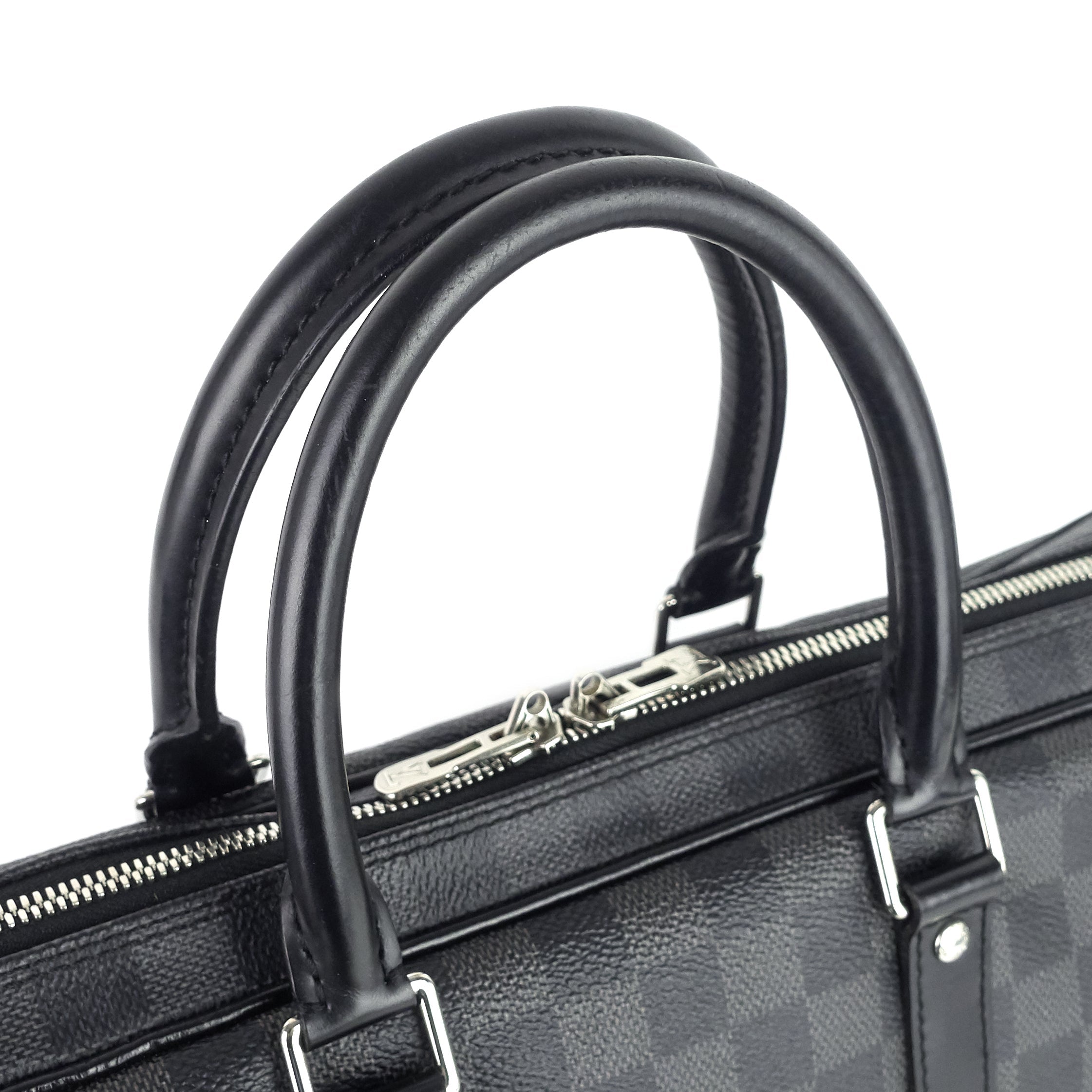 Louis Vuitto Porte-Documents Voyage PM Damier Graphite Canvas Briefcase Bag