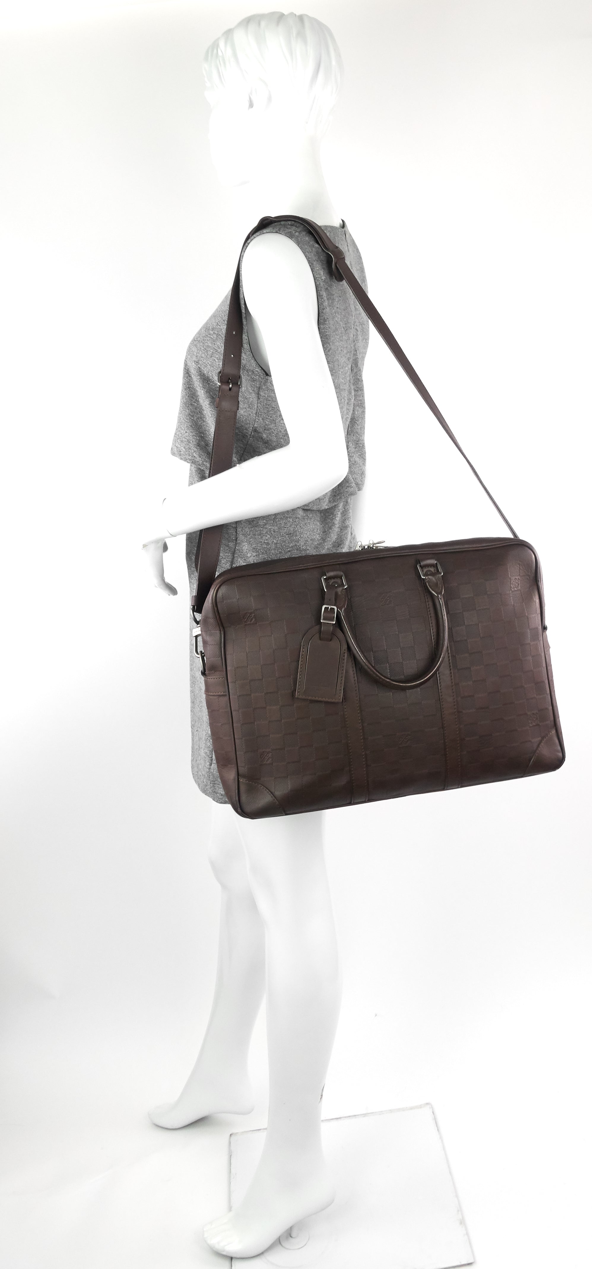 Louis Vuitto Porte-Documents Voyage GM Damier Infini Briefcase Bag