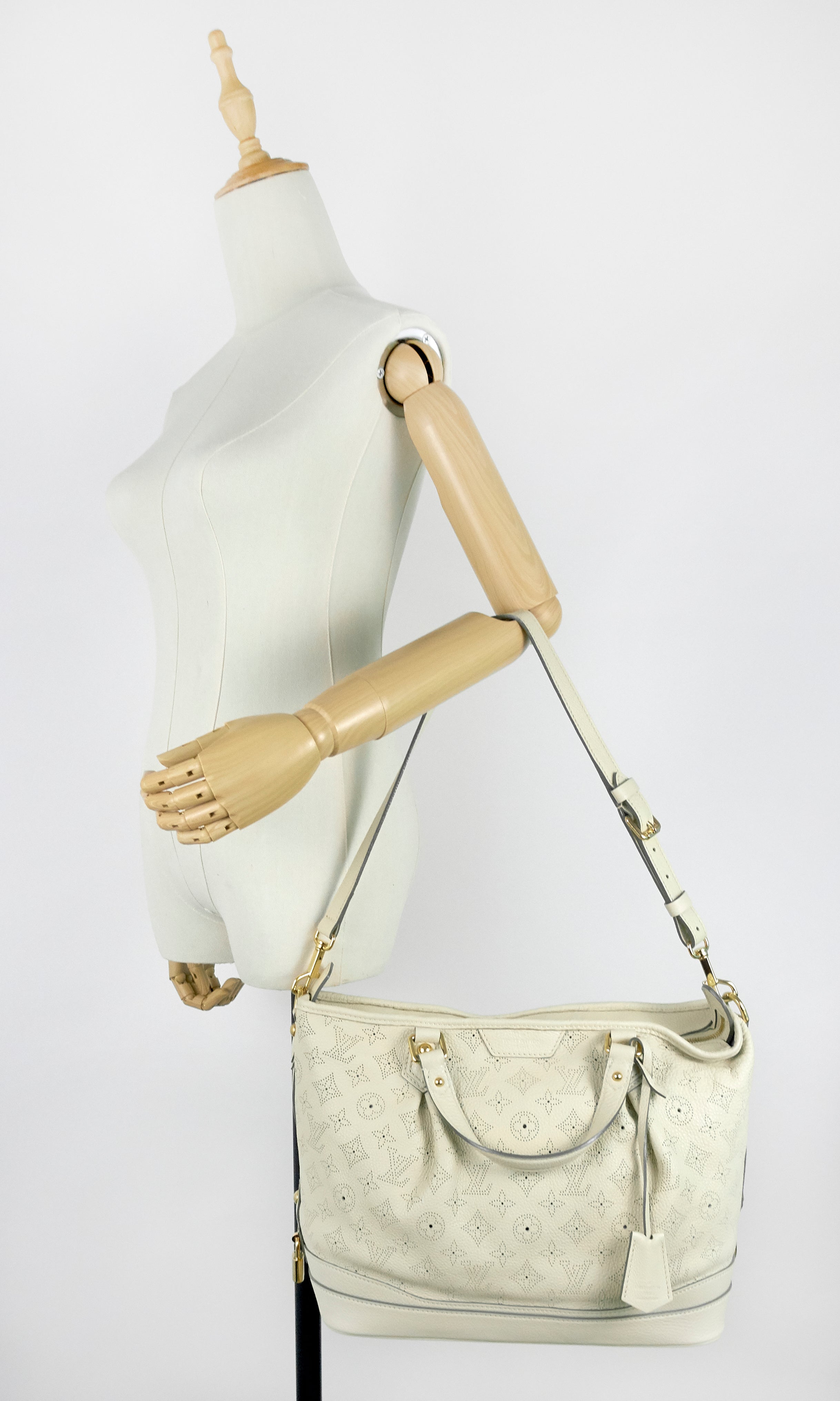 Louis Vuitto Stellar PM Monogram Mahina Leather Bag