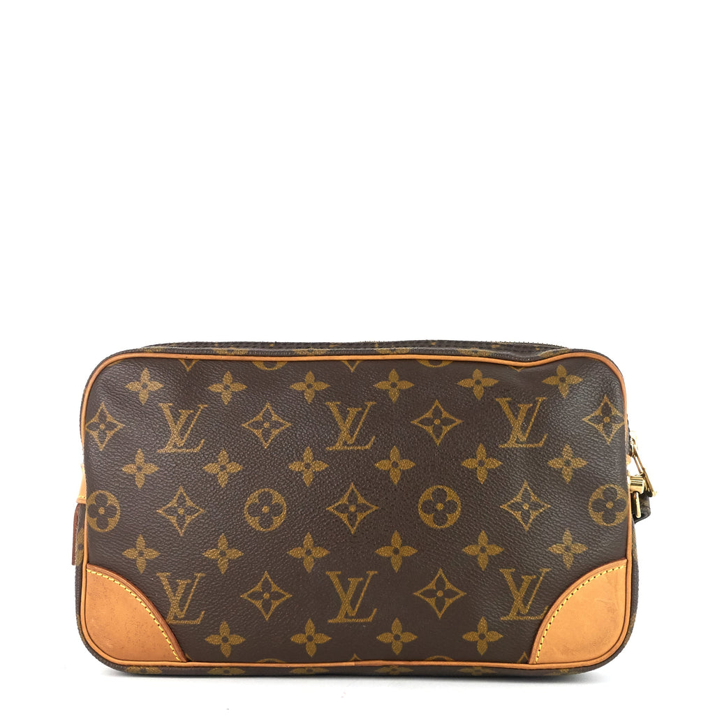Louis Vuitto Pochette Marly Dragonne Monogram Canvas Bag