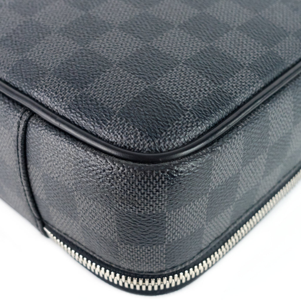 Louis Vuitto Steeve Damier Graphite Canvas Briefcase Bag