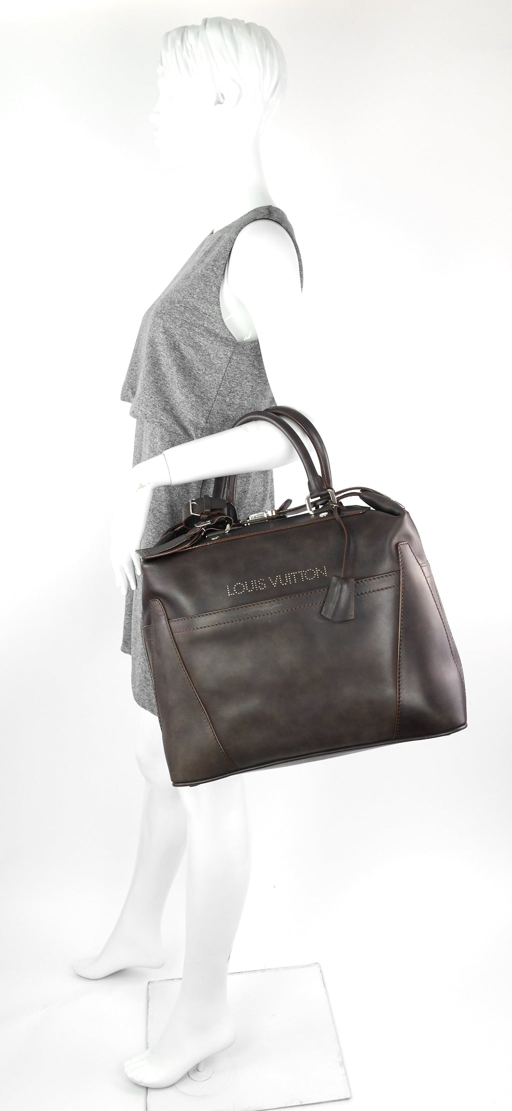 Louis Vuitto Bequia Antique Calfskin Grimaud Mini Bag