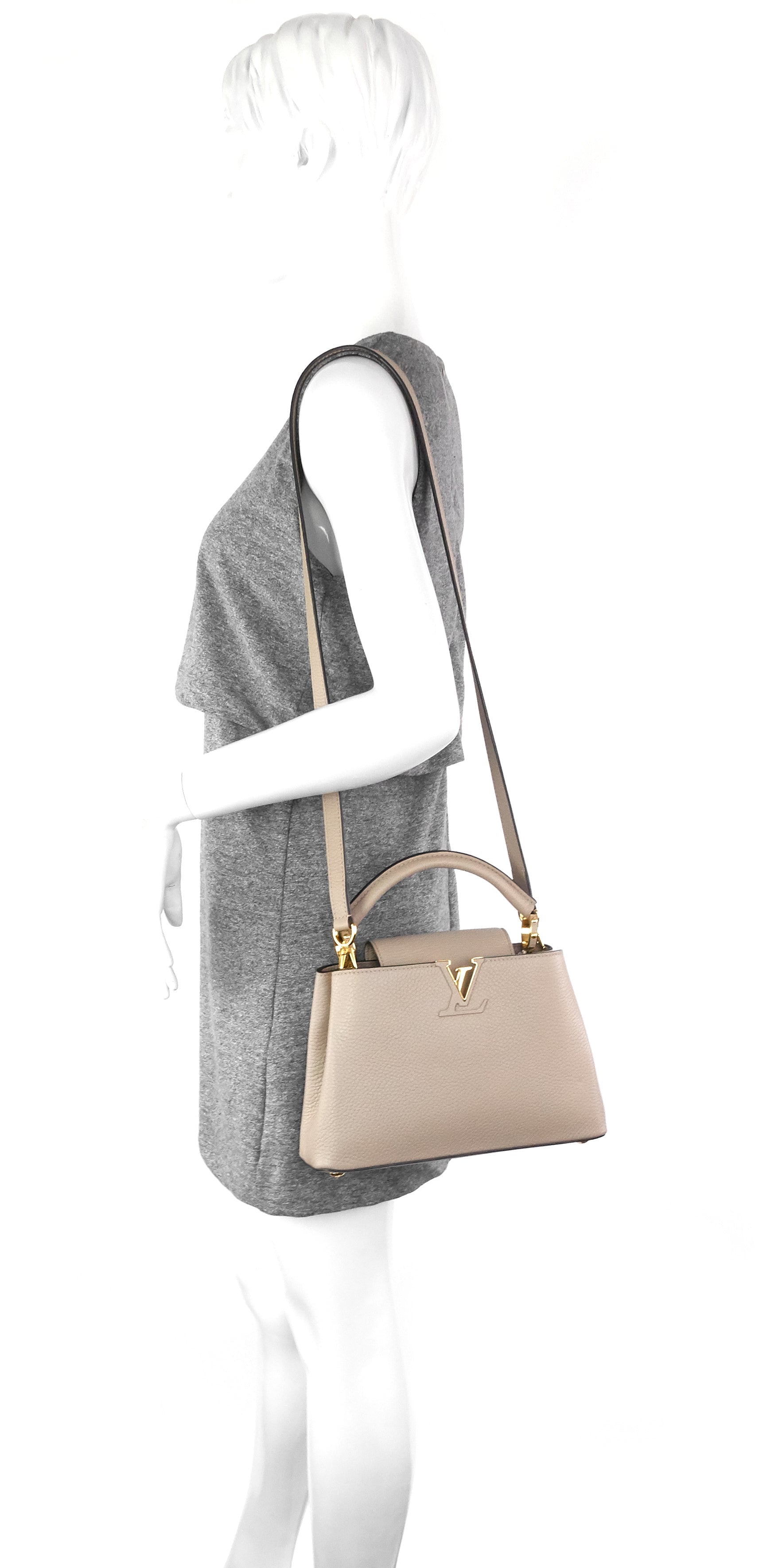 Louis Vuitto Capucines BB Taurillon Leather Bag