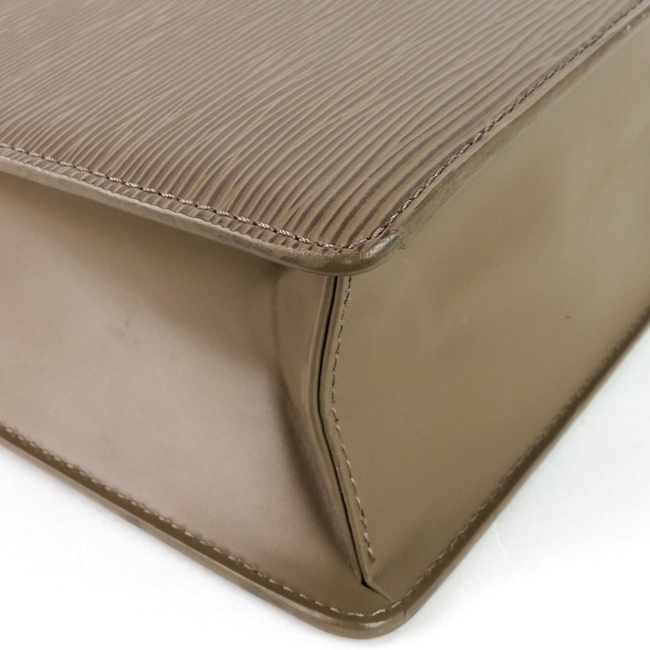 Louis Vuitto Sac Plat GM Brown Epi Leather Bag
