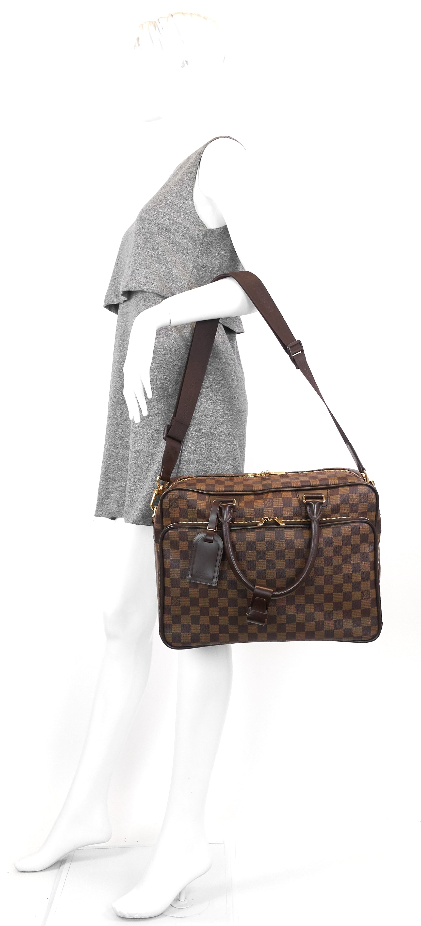 Louis Vuitto Icare Damier Ebene Canvas Computer Bag