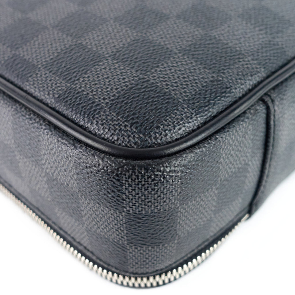 Louis Vuitto Steeve Damier Graphite Canvas Briefcase Bag
