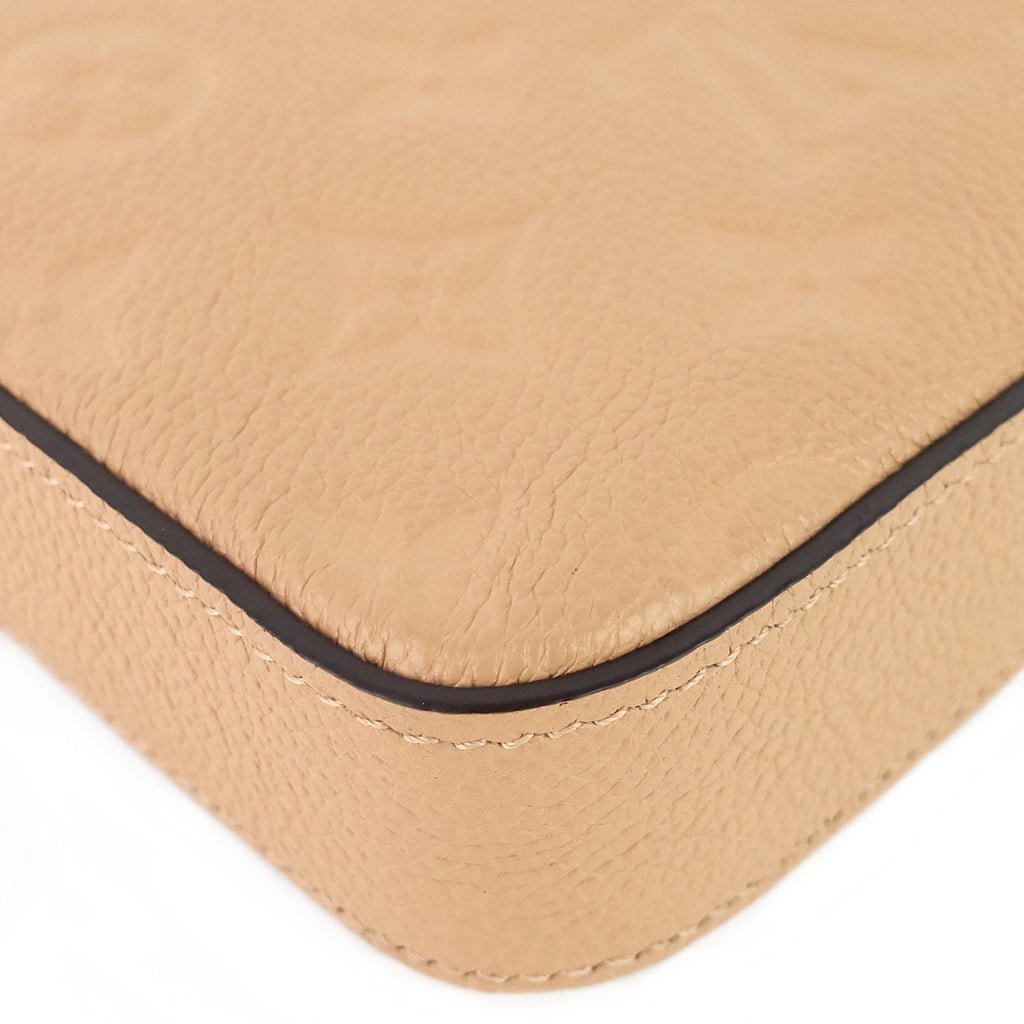Louis Vuitto Pochette FÃ©licie Monogram Empreinte Leather Chain Wallet Bag