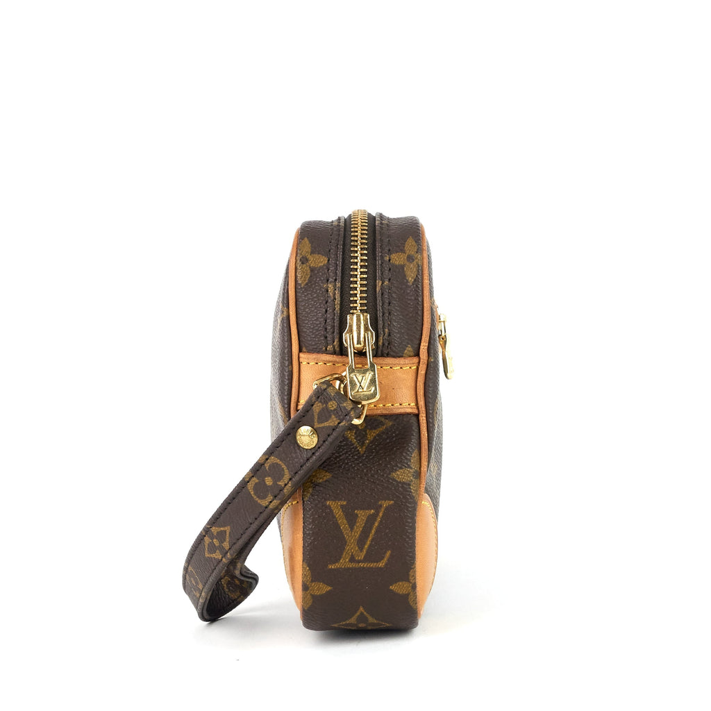 Louis Vuitto Pochette Marly Dragonne Monogram Canvas Bag
