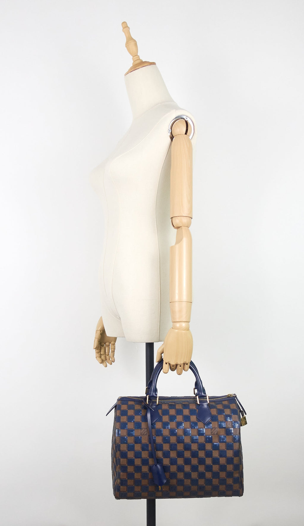 Louis Vuitto Speedy 30 Damier Paillettes Canvas Bag