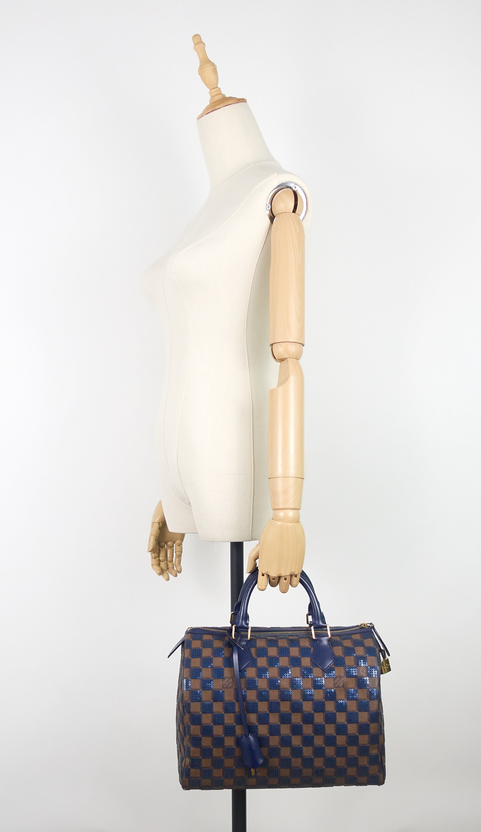 Louis Vuitto Speedy 30 Damier Paillettes Canvas Bag