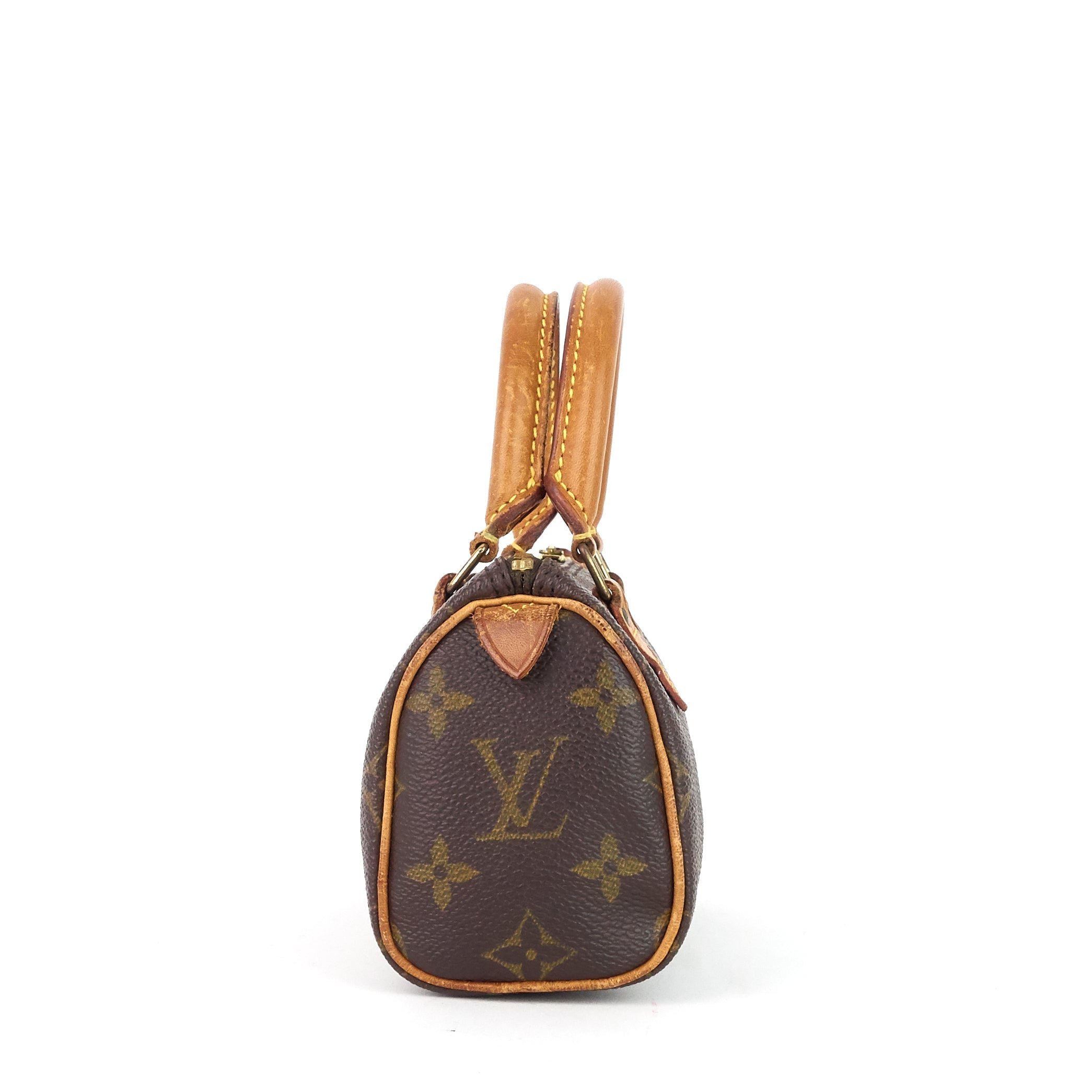 Louis Vuitto Mini HL Speedy Monogram Canvas Bag with Strap