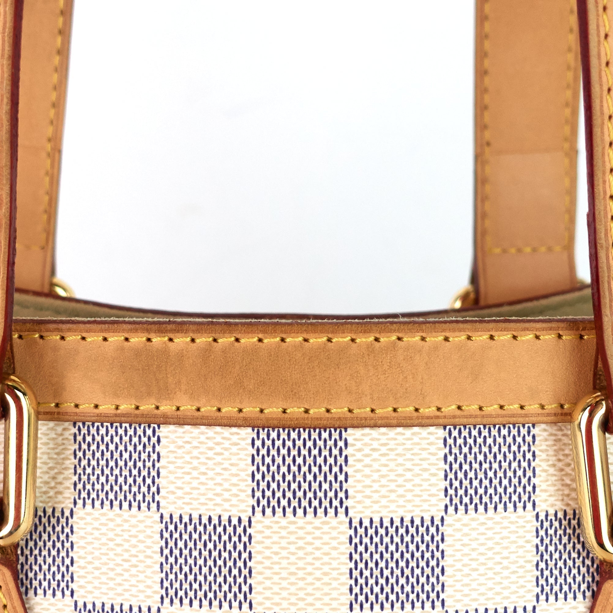 Louis Vuitto Hampstead PM Damier Azur Canvas Tote Bag