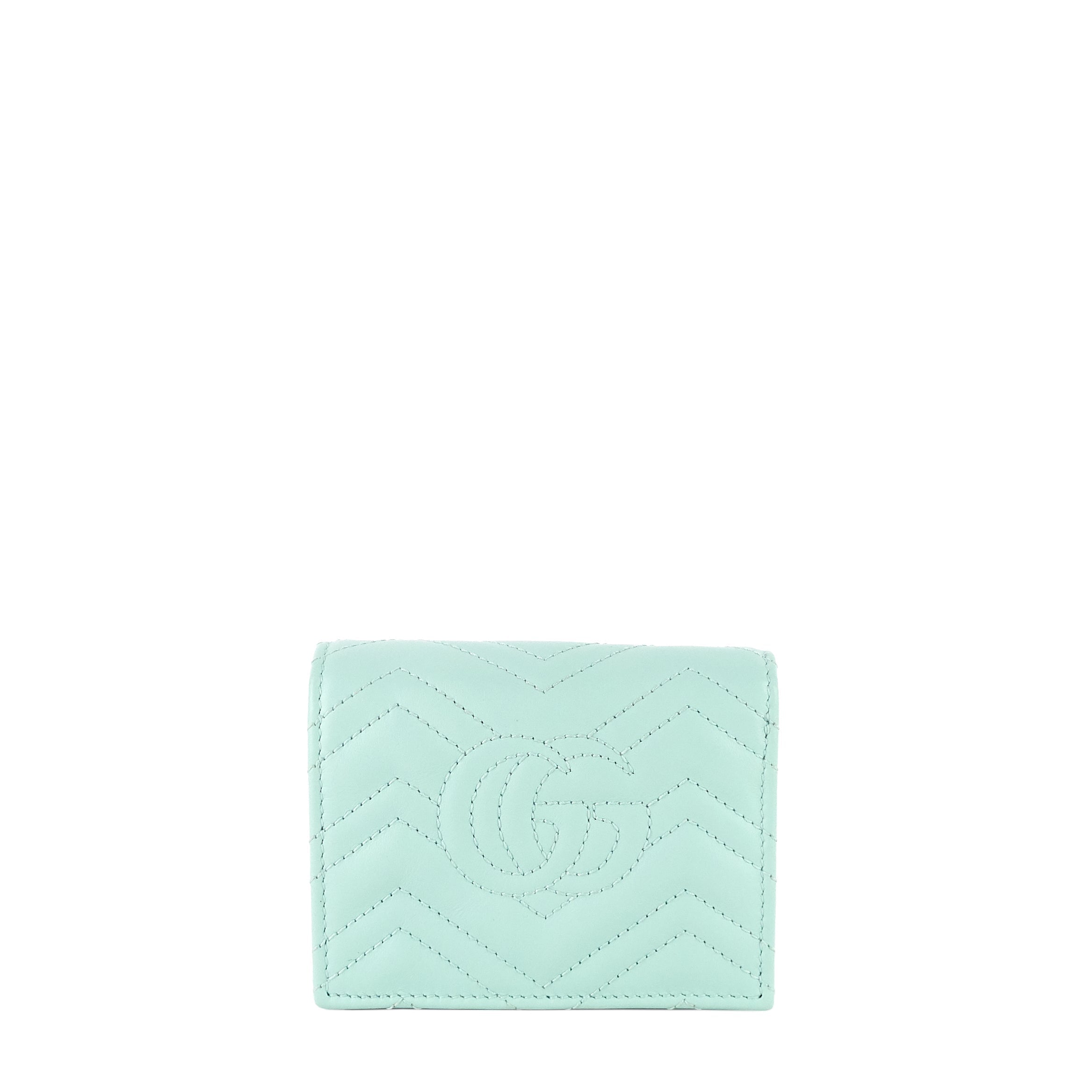 Gucci GG Marmont Mini Card Case on Chain Leather Bag