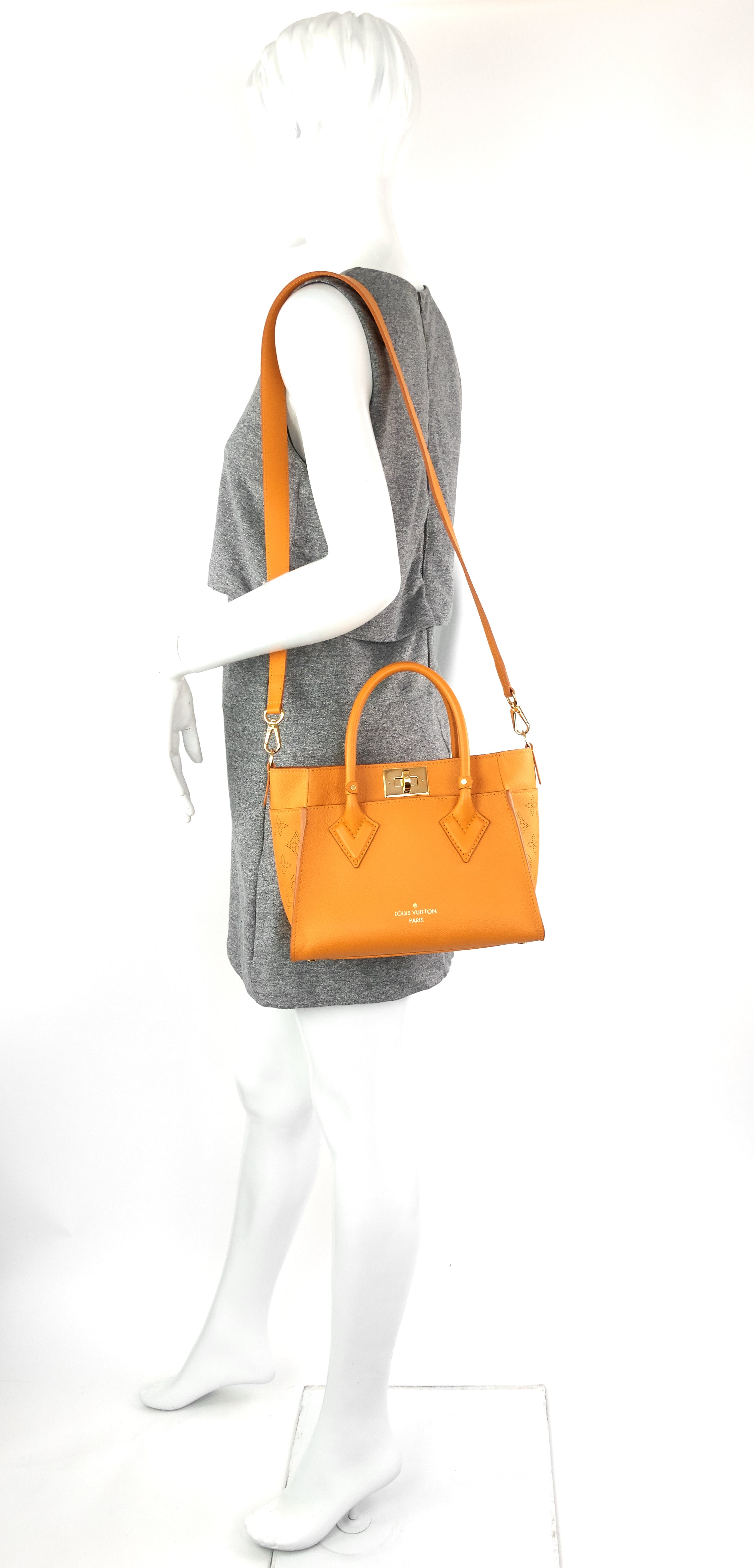 Louis Vuitto On My Side PM Calfskin Tote Bag