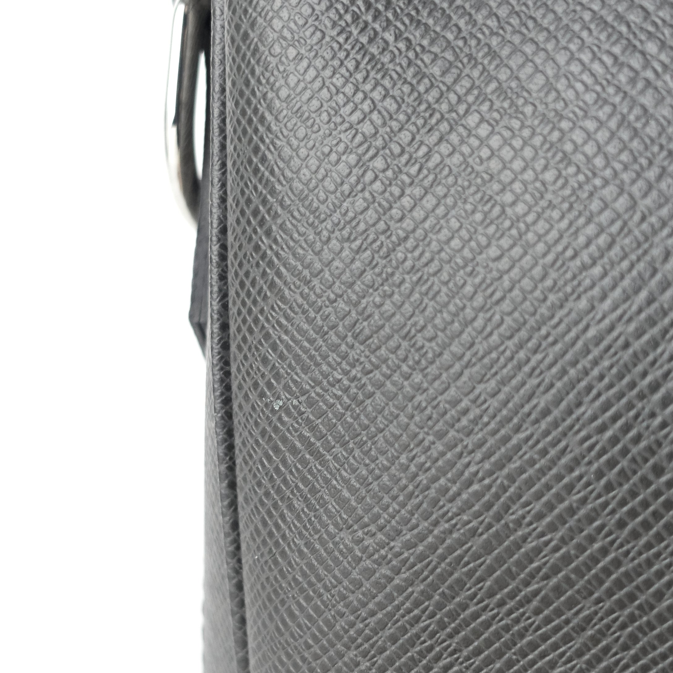 Louis Vuitto Porte-Document Voyage Ardoise Leather Briefcase Bag