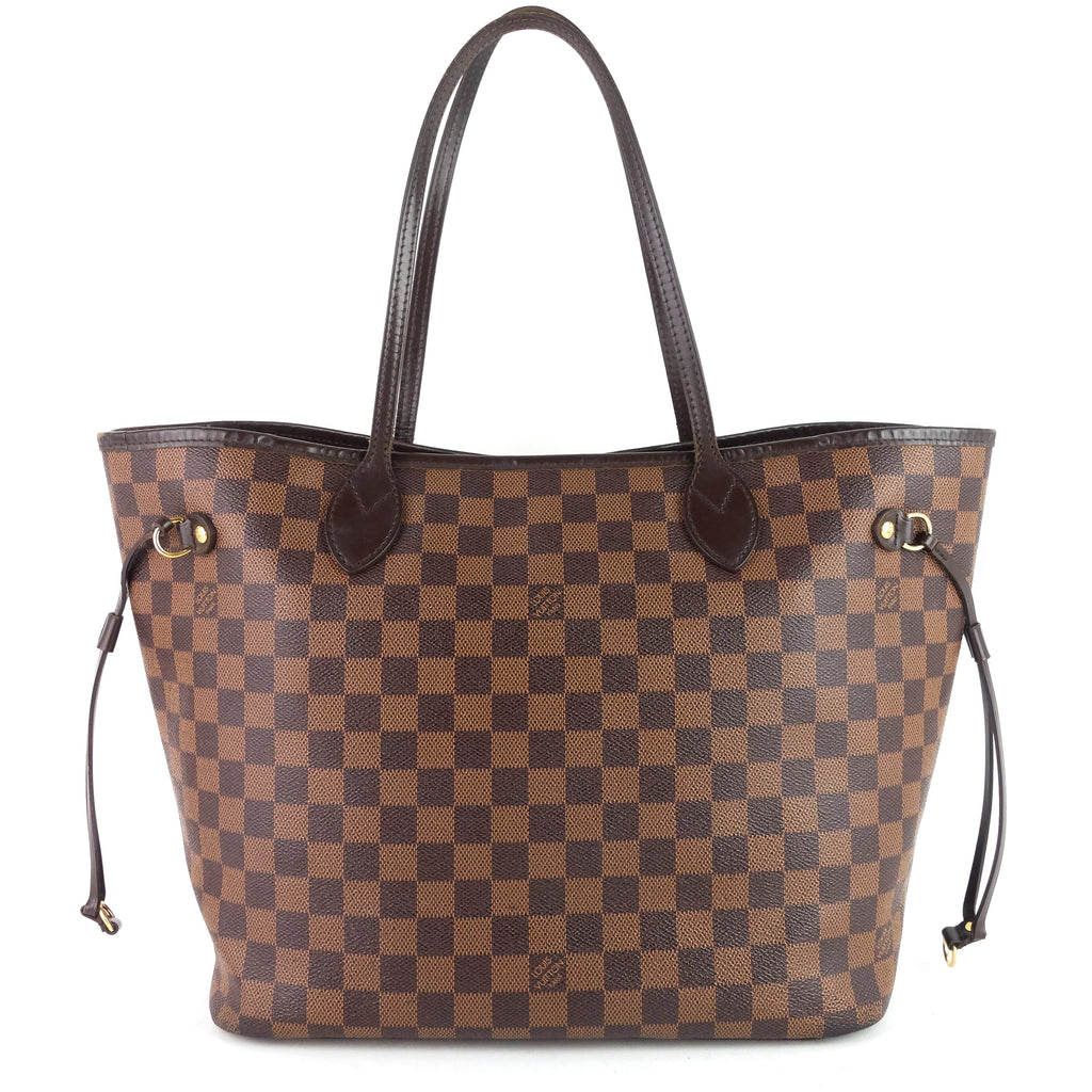 Louis Vuitto Neverfull MM Damier Ebene Tote Bag