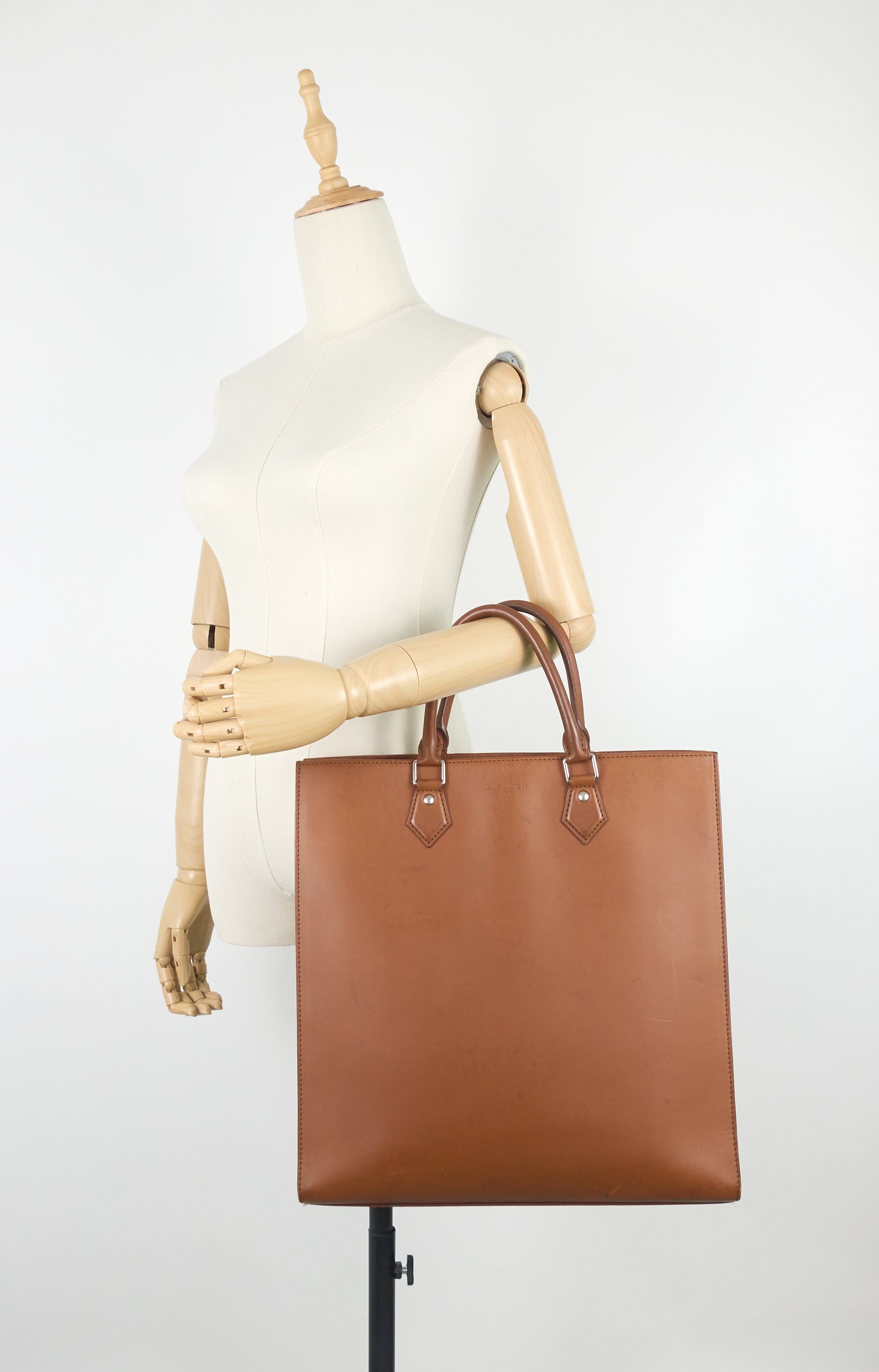 Louis Vuitto Sac Plat Nomade Leather Bag