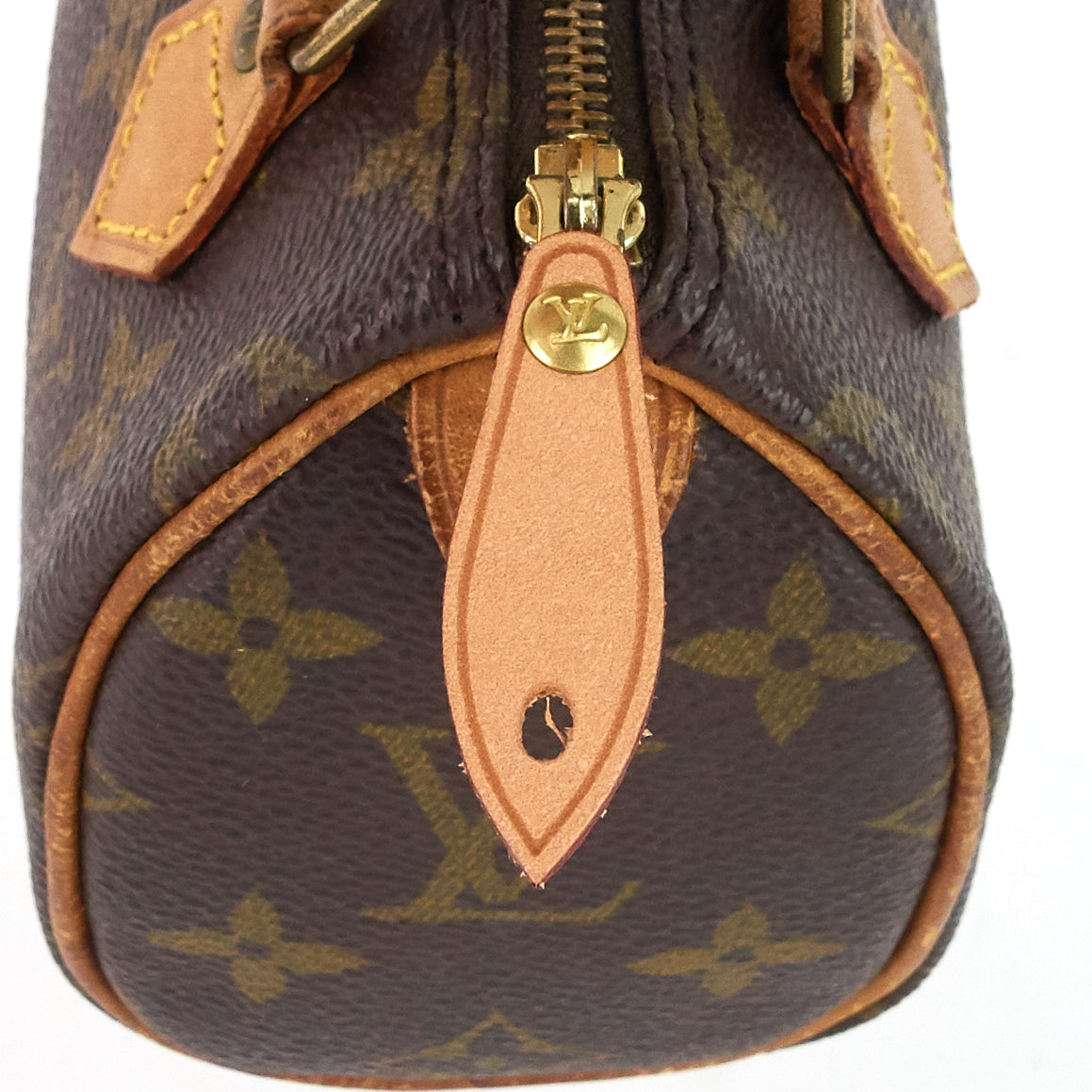 Louis Vuitto Mini HL Speedy Monogram Canvas Bag with Strap