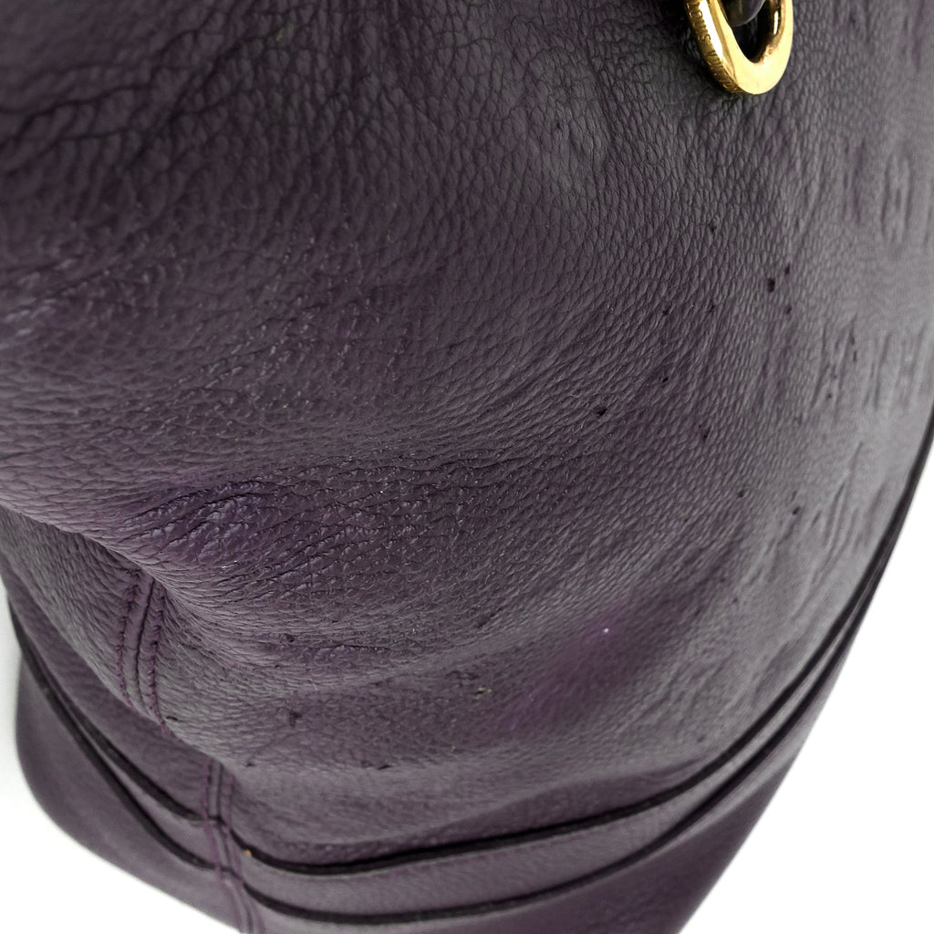 Louis Vuitto Citadine Monogram Empreinte Leather Tote Bag