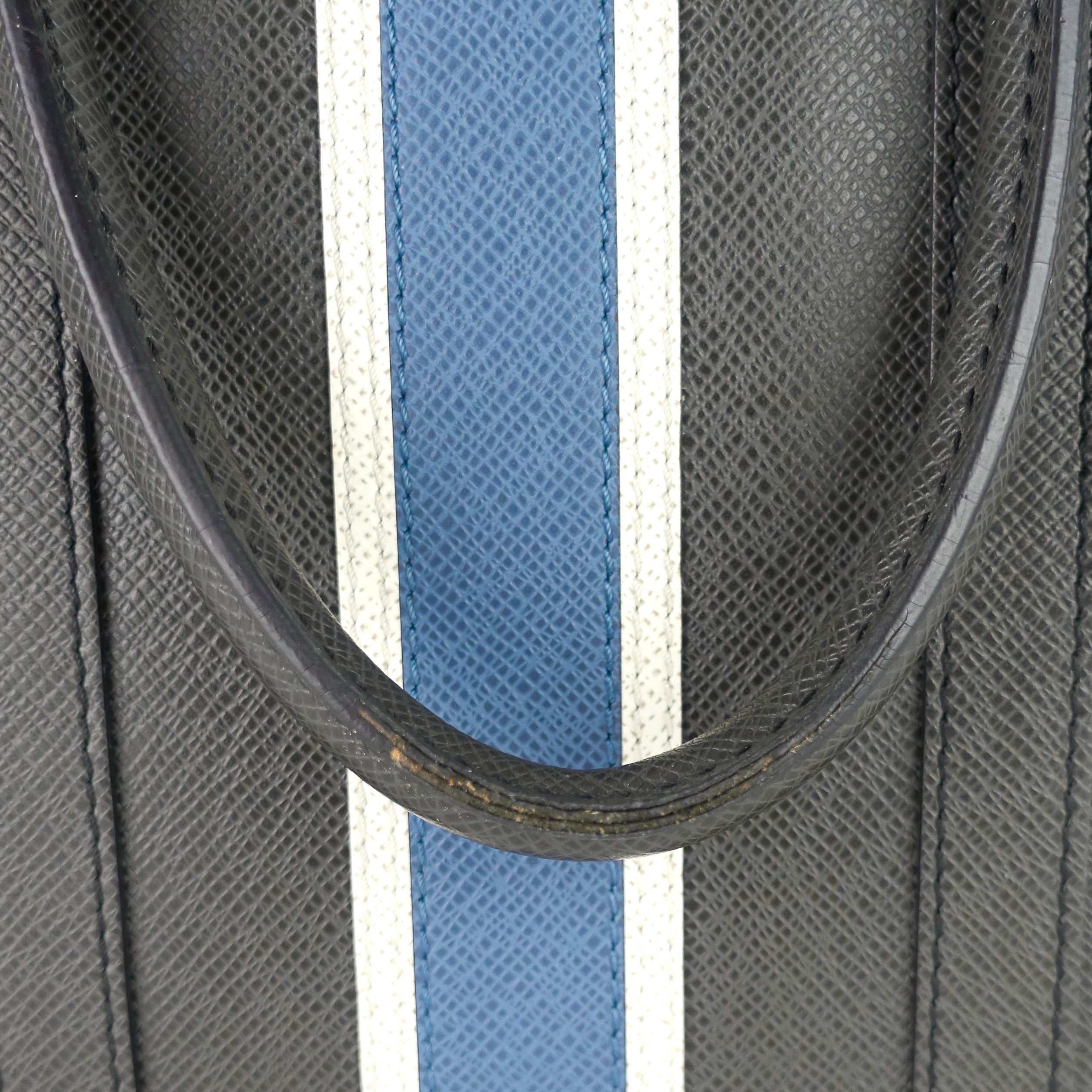 Louis Vuitto Porte-Document Voyage Ardoise Leather Briefcase Bag