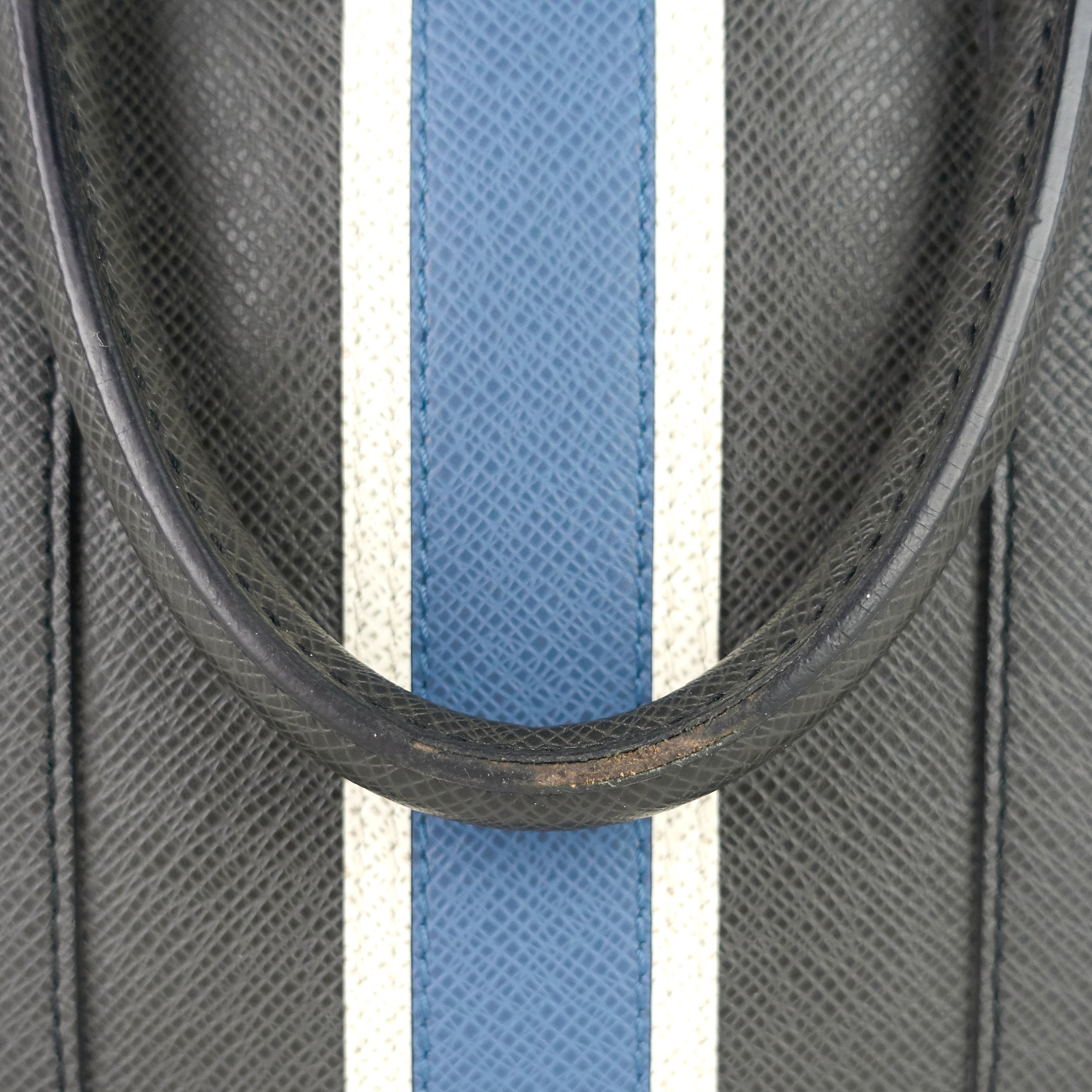 Louis Vuitto Porte-Document Voyage Ardoise Leather Briefcase Bag